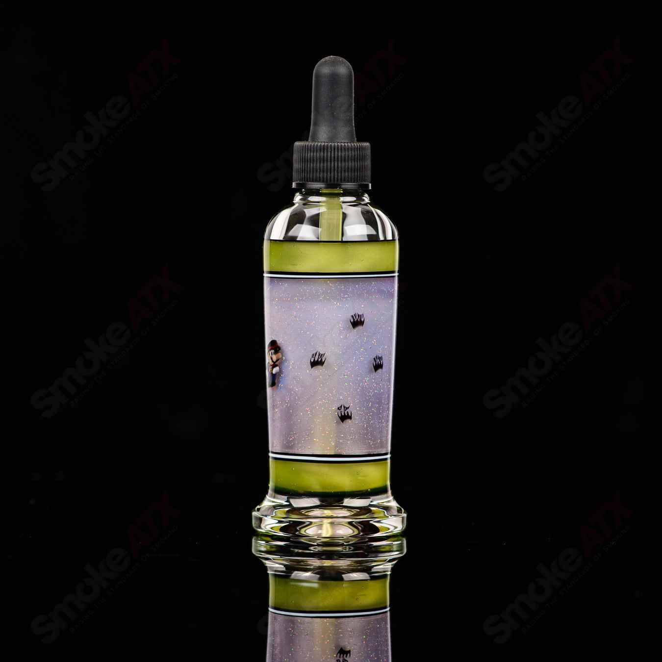 Micro Glass Heady Glass Spray Bottle SPG x Micro, clear glass with spray nozzle, compact and stylish for versatile use