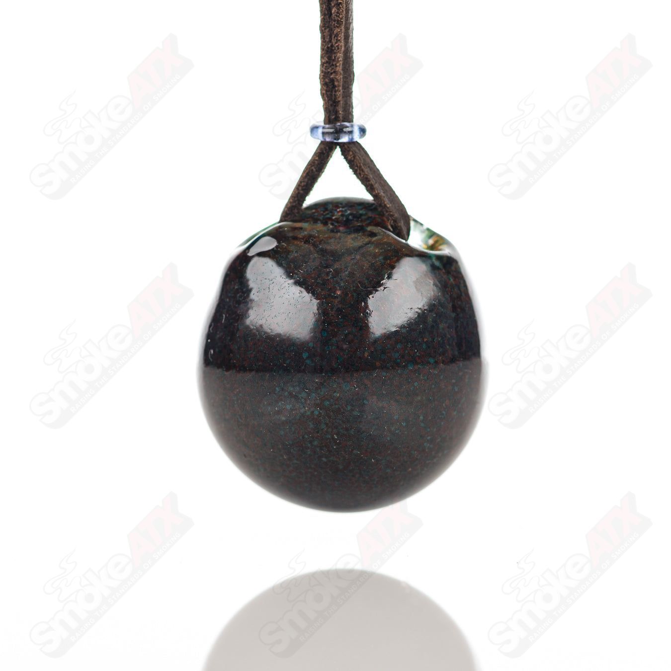 1 Tier 3 Frog Pendant Kengtaro Glass - Smoke ATX