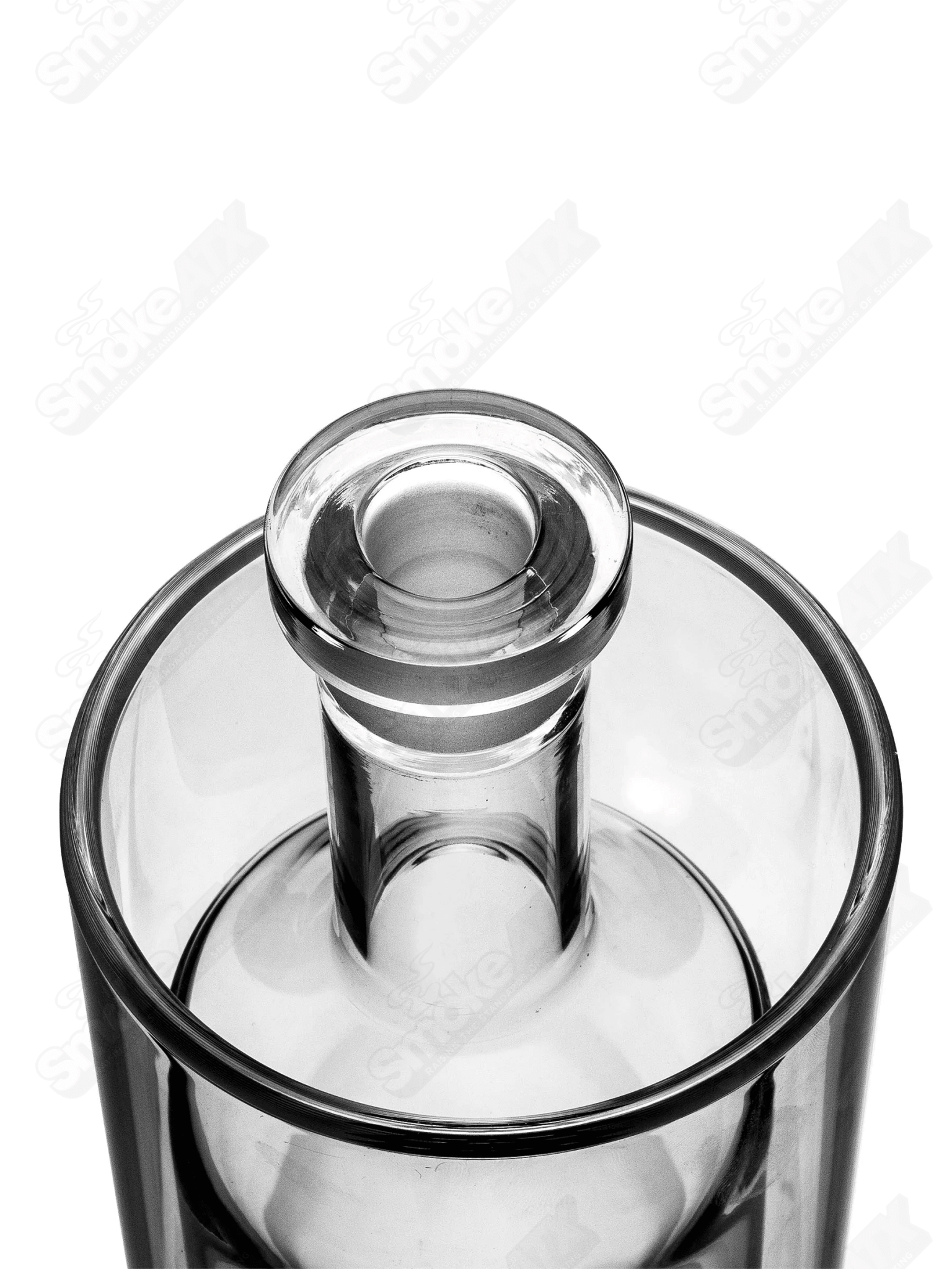 Large 11-inch Grav Labs Gravitron G04.V2 glass pipe with intricate design and clear glass construction.