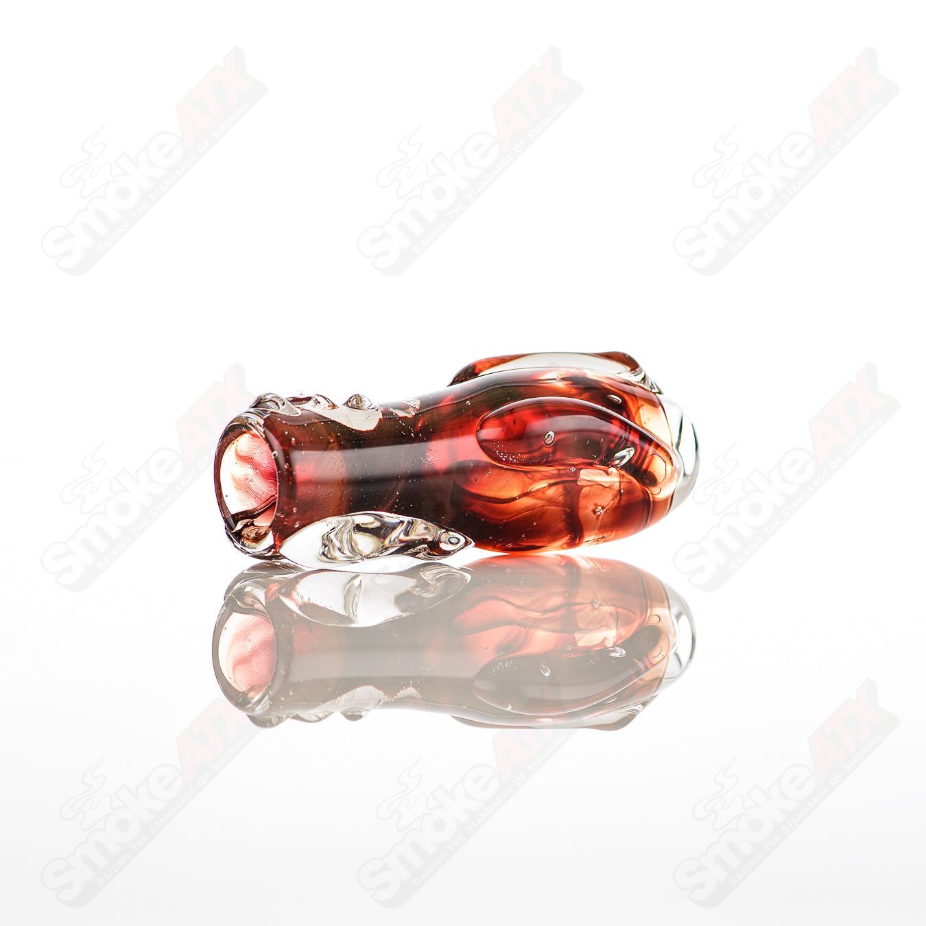 Large glass chillum by Nobody, showcasing a clear, sturdy design perfect for smooth smoking sessions.