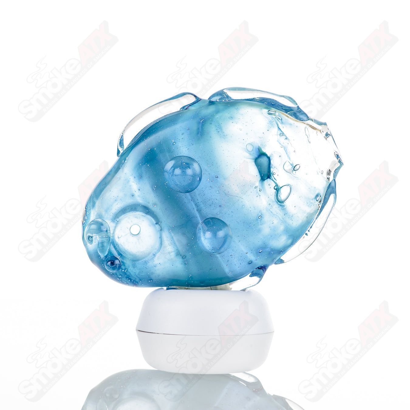 Glass Goddess Pipe by Nobody, intricate glass pipe featuring a goddess design, perfect for smooth smoking experiences.
