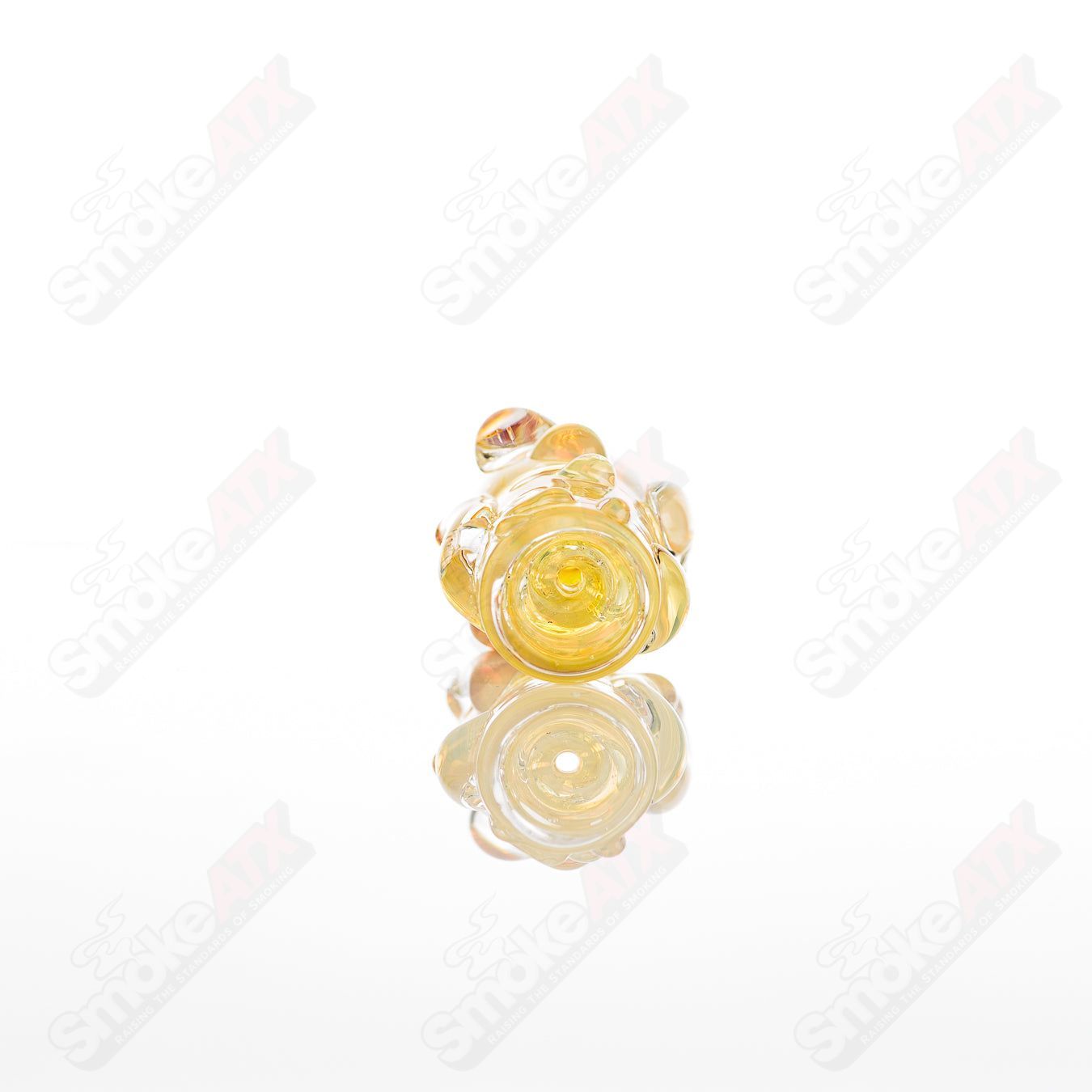 Large Glass Chillum by Nobody, clear glass pipe with a simple design, perfect for casual use.