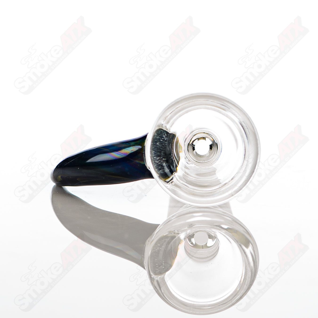 17-inch blue-green Texas Tubes glass inline straight tubes with 50x5mm dimensions, designed for artistic or scientific use.