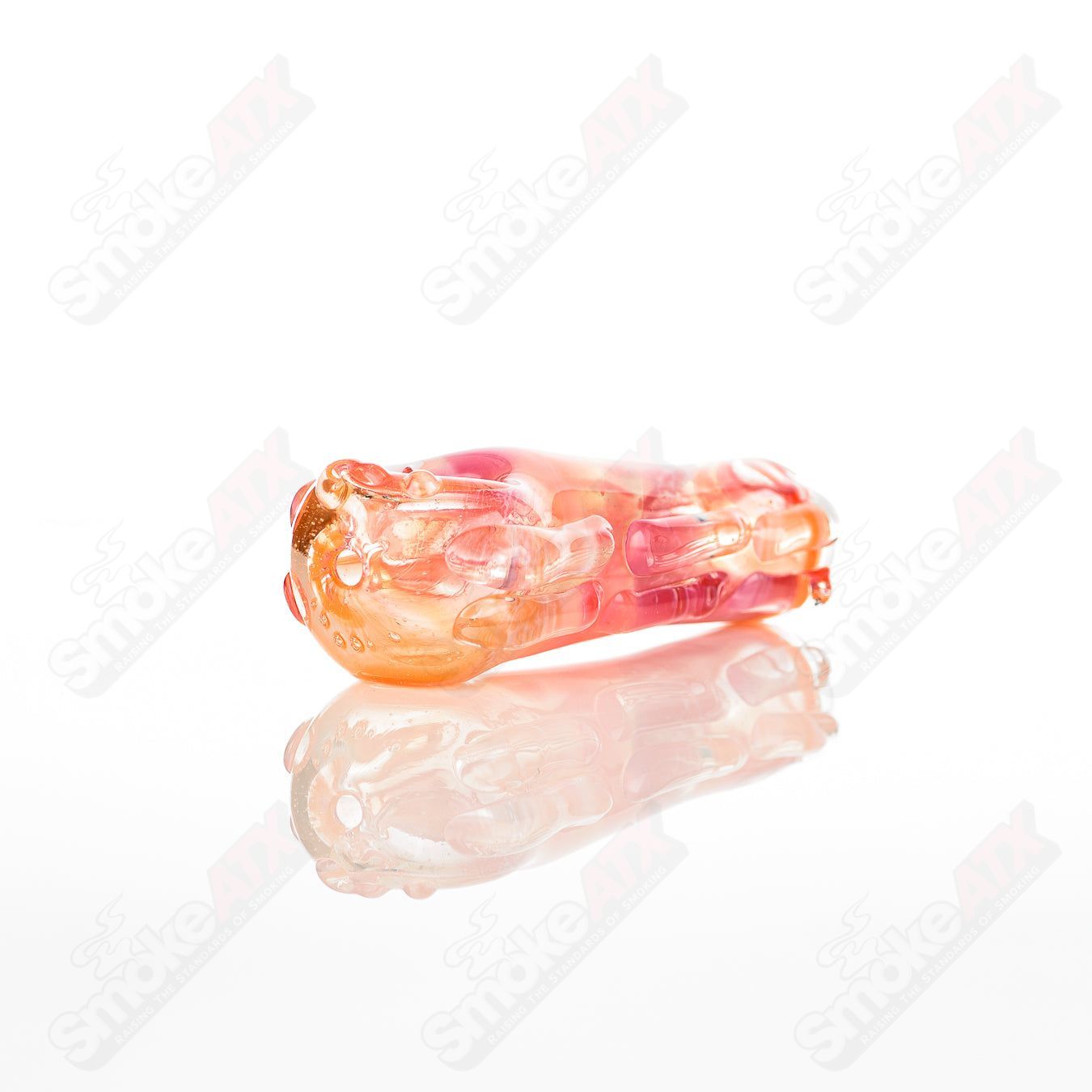 Glass pipe called Spoon Glass by Nobody featuring a clear glass design with a rounded bowl and smooth mouthpiece.