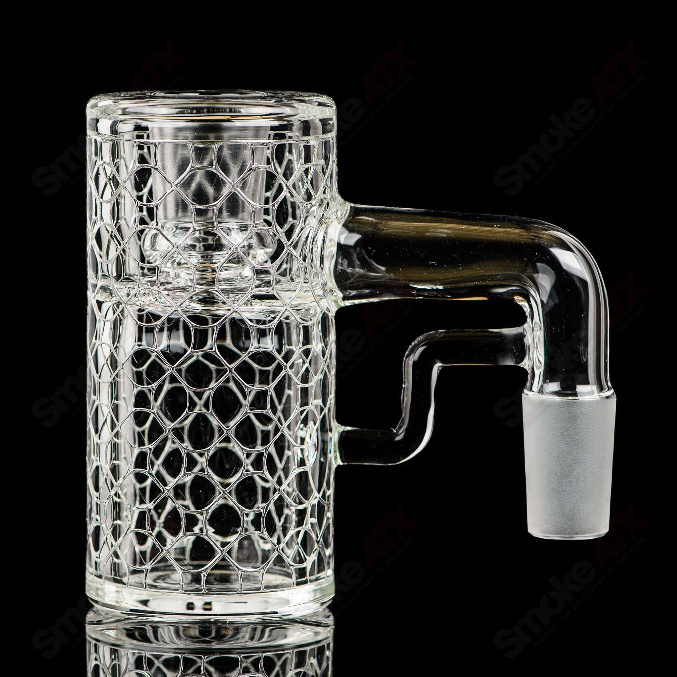 2 18/90 Elementum Bubble Trap Dry Catcher Avant - Garde Glass - Smoke ATX