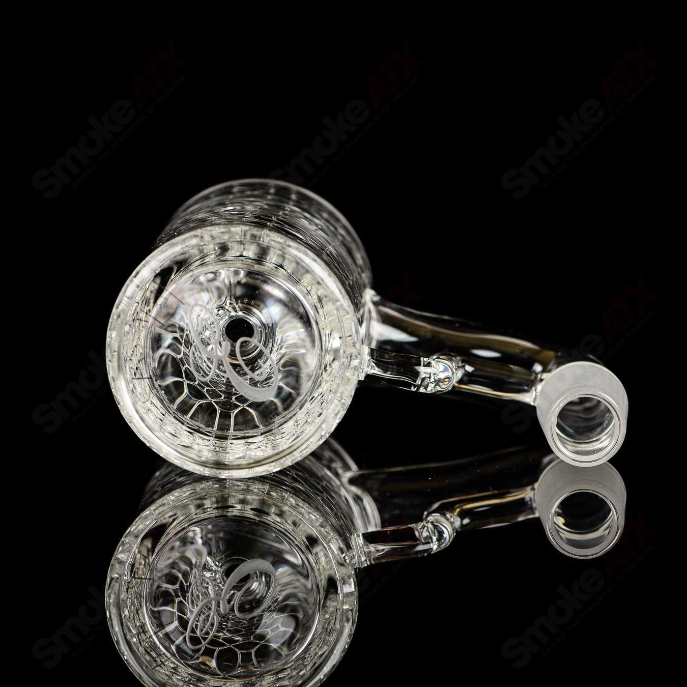 2 18/90 Elementum Bubble Trap Dry Catcher Avant - Garde Glass - Smoke ATX