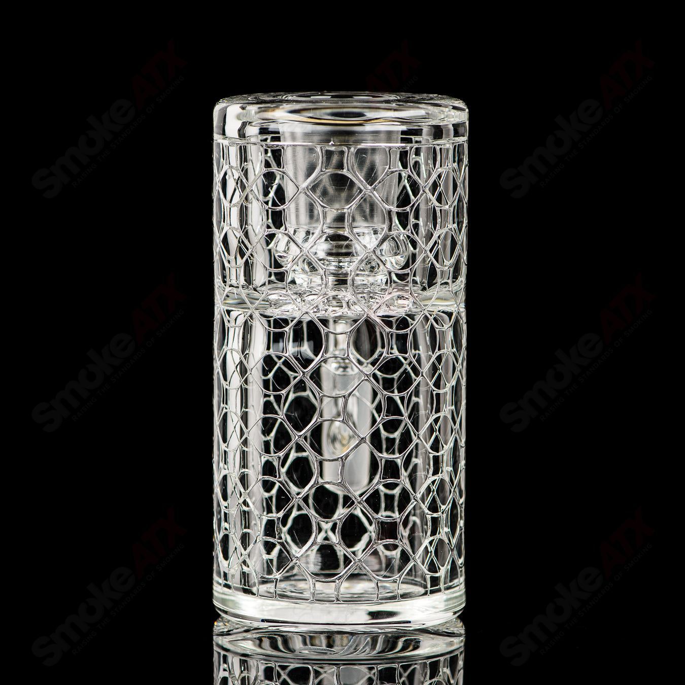 2 18/90 Elementum Bubble Trap Dry Catcher Avant - Garde Glass - Smoke ATX