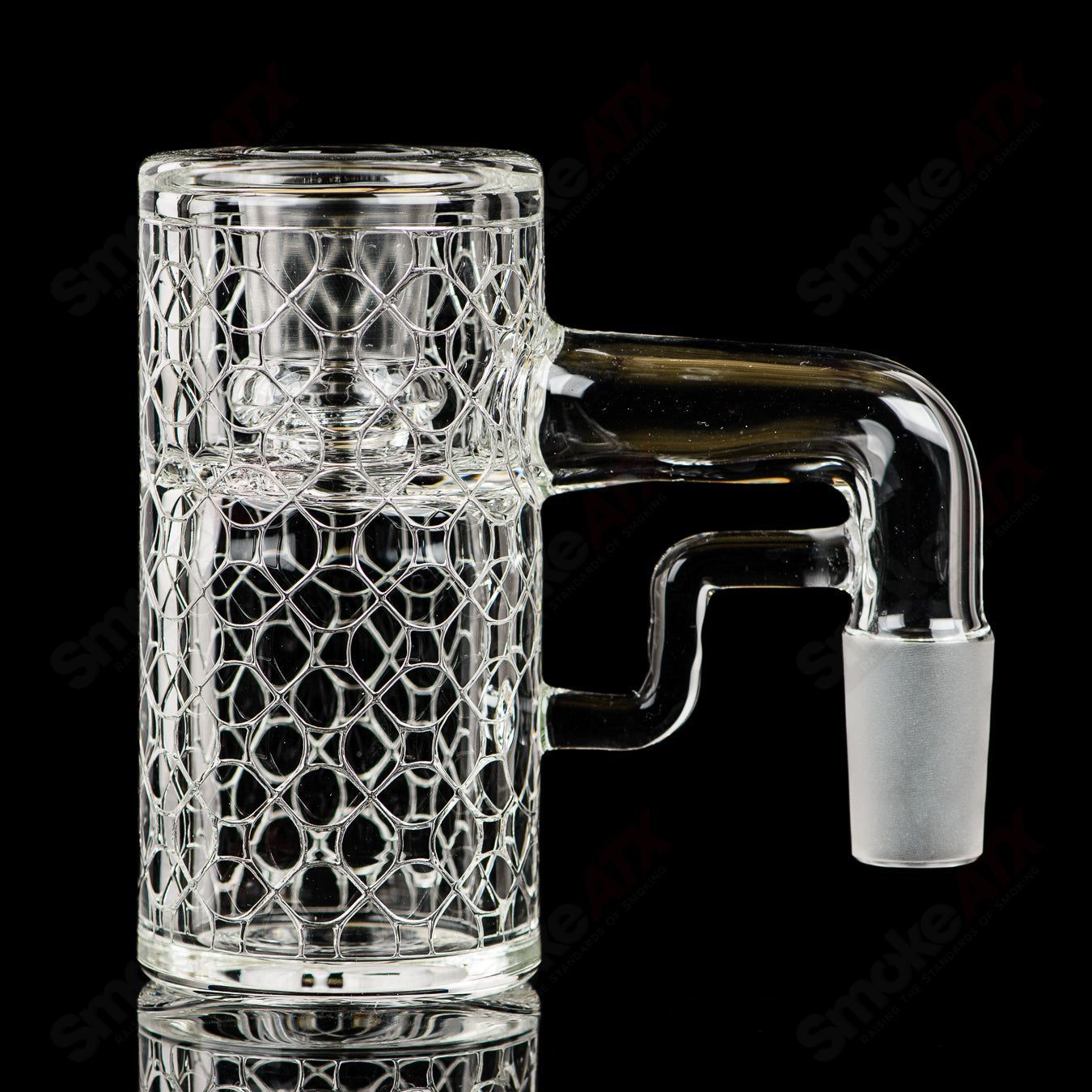 2 18/90 Elementum Bubble Trap Dry Catcher Avant - Garde Glass - Smoke ATX