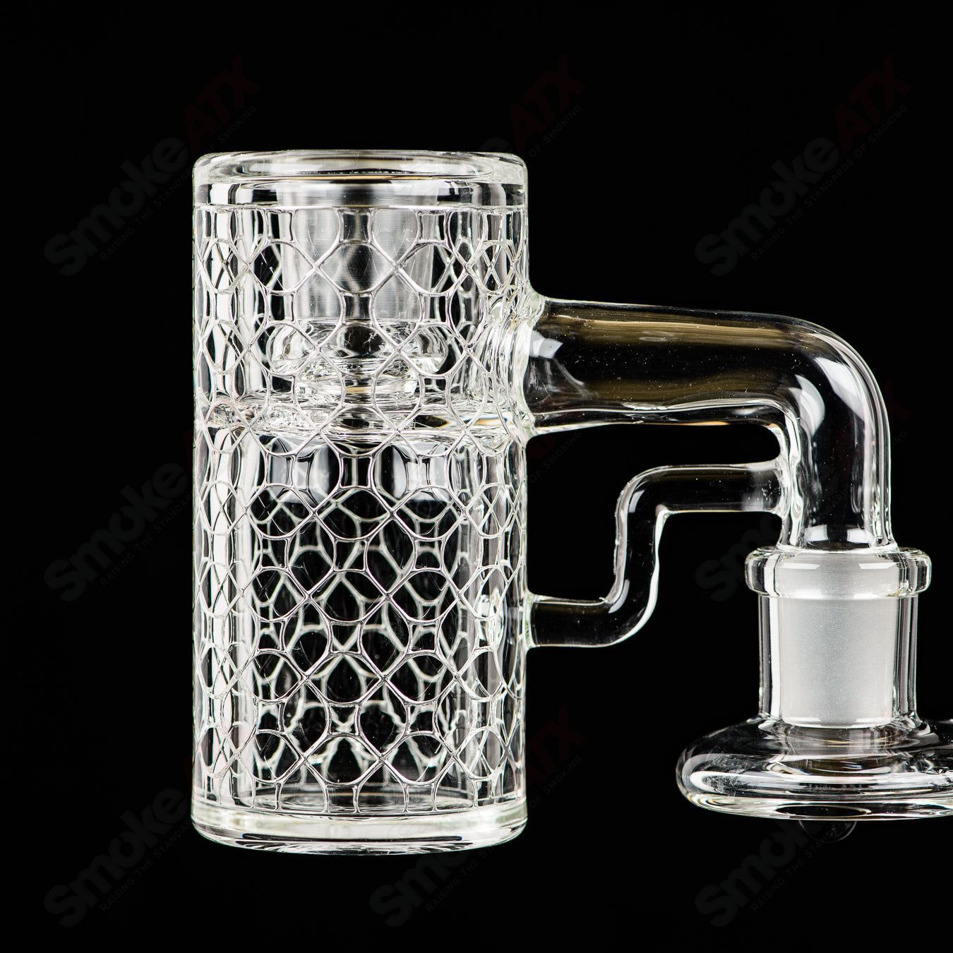 2 18/90 Elementum Bubble Trap Dry Catcher Avant - Garde Glass - Smoke ATX