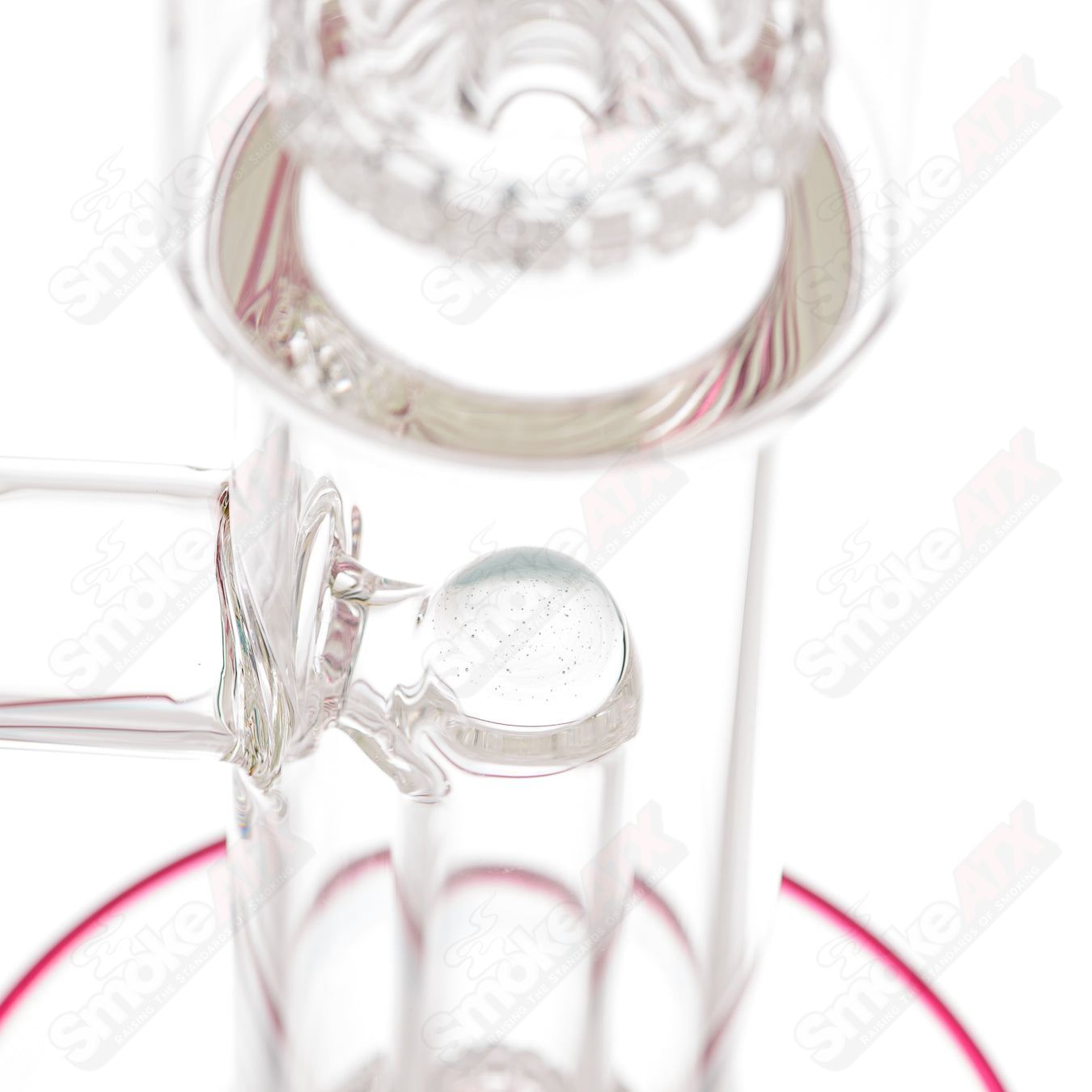 Toro 18mm full-size circular to circular glass tube, straight tube design, made of clear borosilicate glass.