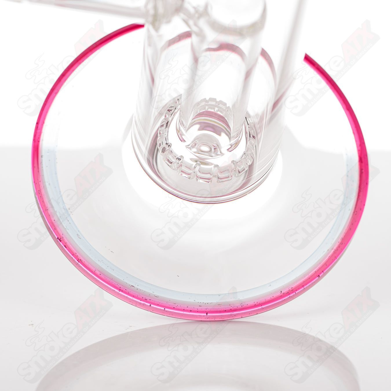 Toro full-size 18mm circular-to-circular glass straight tube pipe, clear and smooth with straight design.