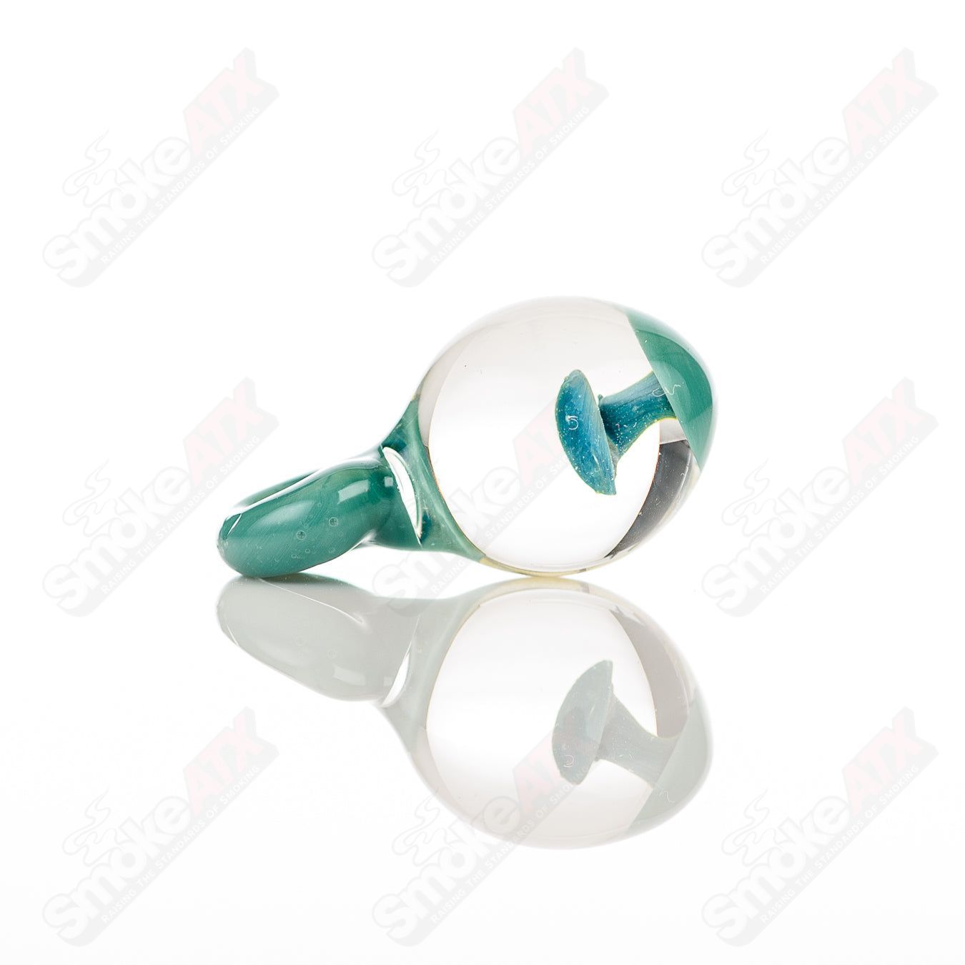 C4K Glass Implosion Pendant made of colorful glass, featuring intricate swirling patterns and a smooth, polished surface.