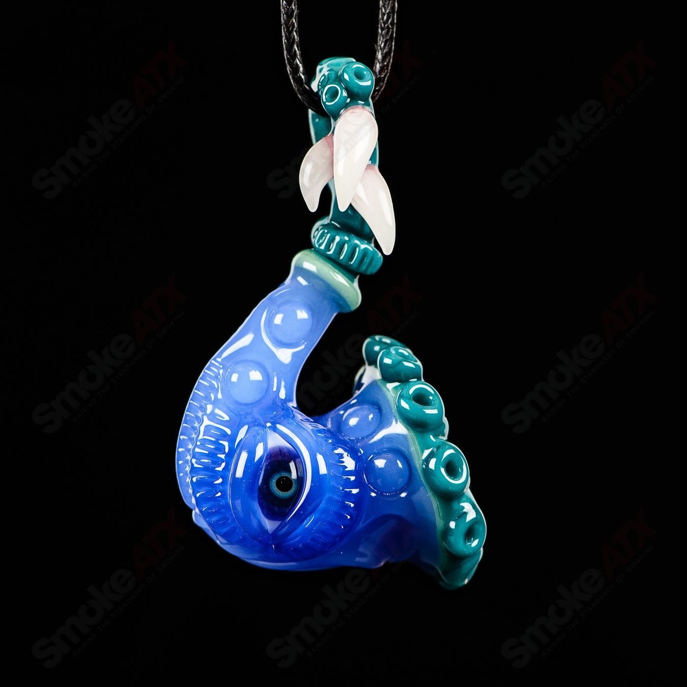 JMass Sherlock Pendant from SALT & JMass Heady Glass collection, featuring a detailed glass pendant with intricate design details