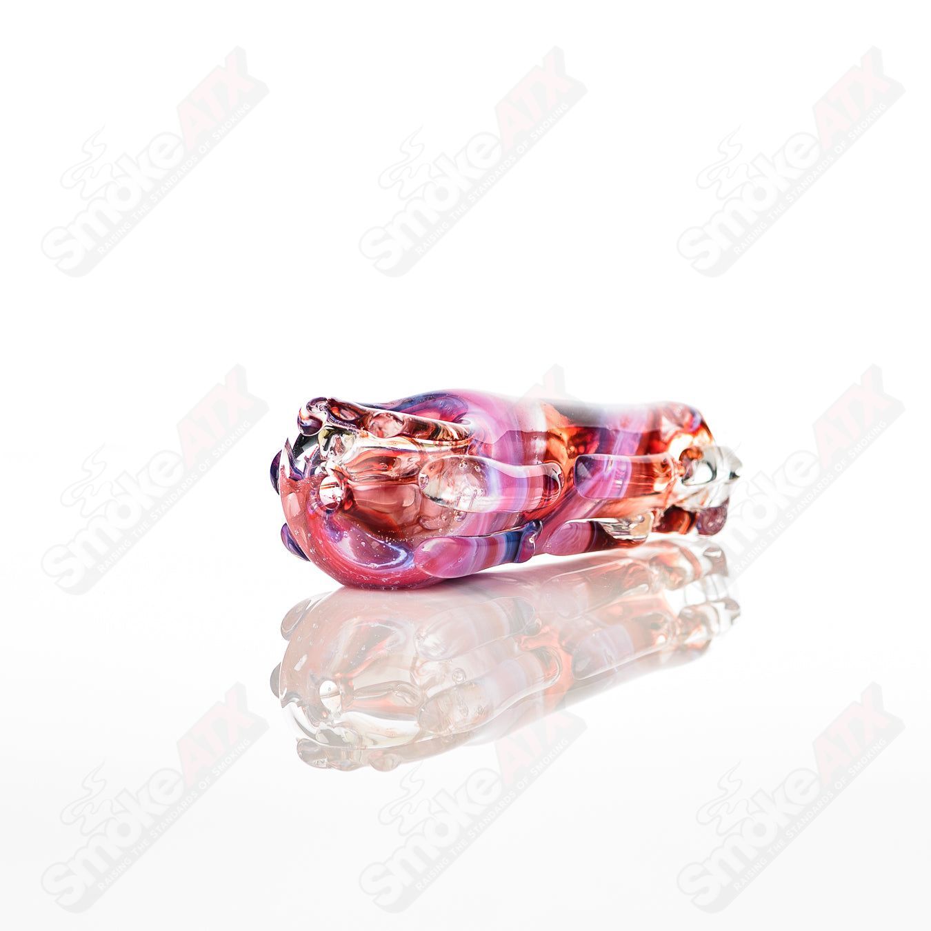 Glass pipe called #2 Spoon Glass by Nobody, featuring a clear glass design with a rounded bowl and smooth mouthpiece.