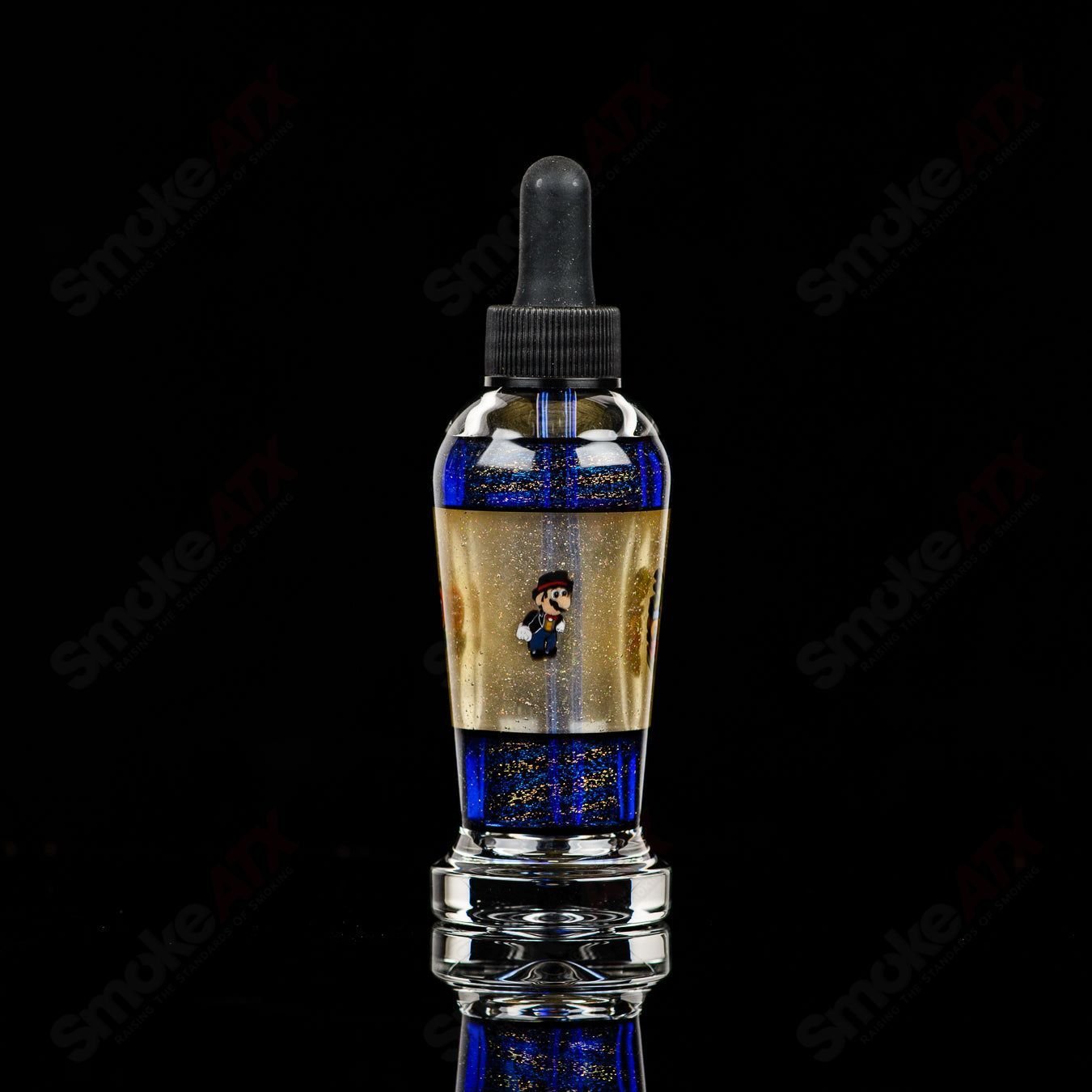 Micro Glass #2 Spray Bottle SPG x Micro, clear heady glass spray bottle with two spray nozzles for versatile use