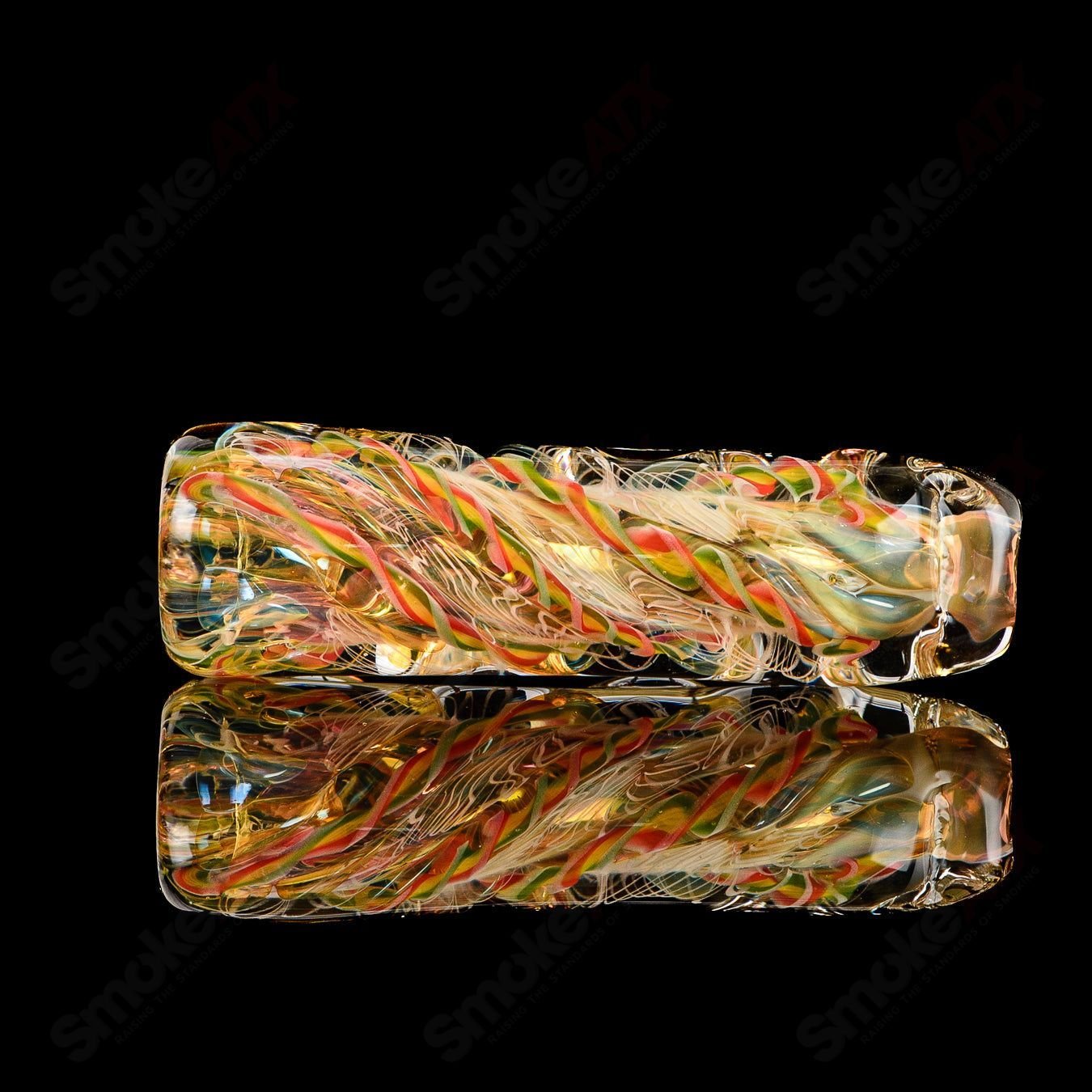 Texas Hot Glass #20 Taster Texas Hot Glass chillum glass pipe with clear design and compact size for easy use.