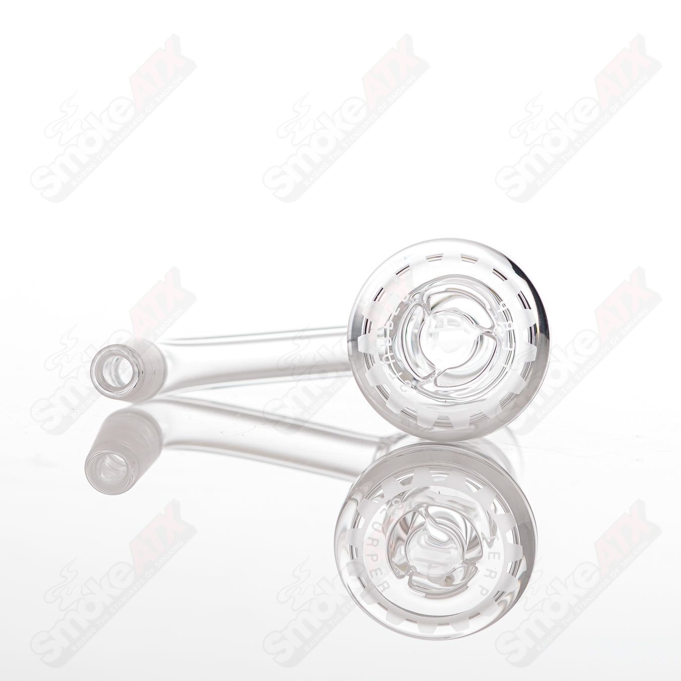 Toro 20mm 10/90 Terp Slurper glass quartz rig with clear glass body and slurper design for concentrates.