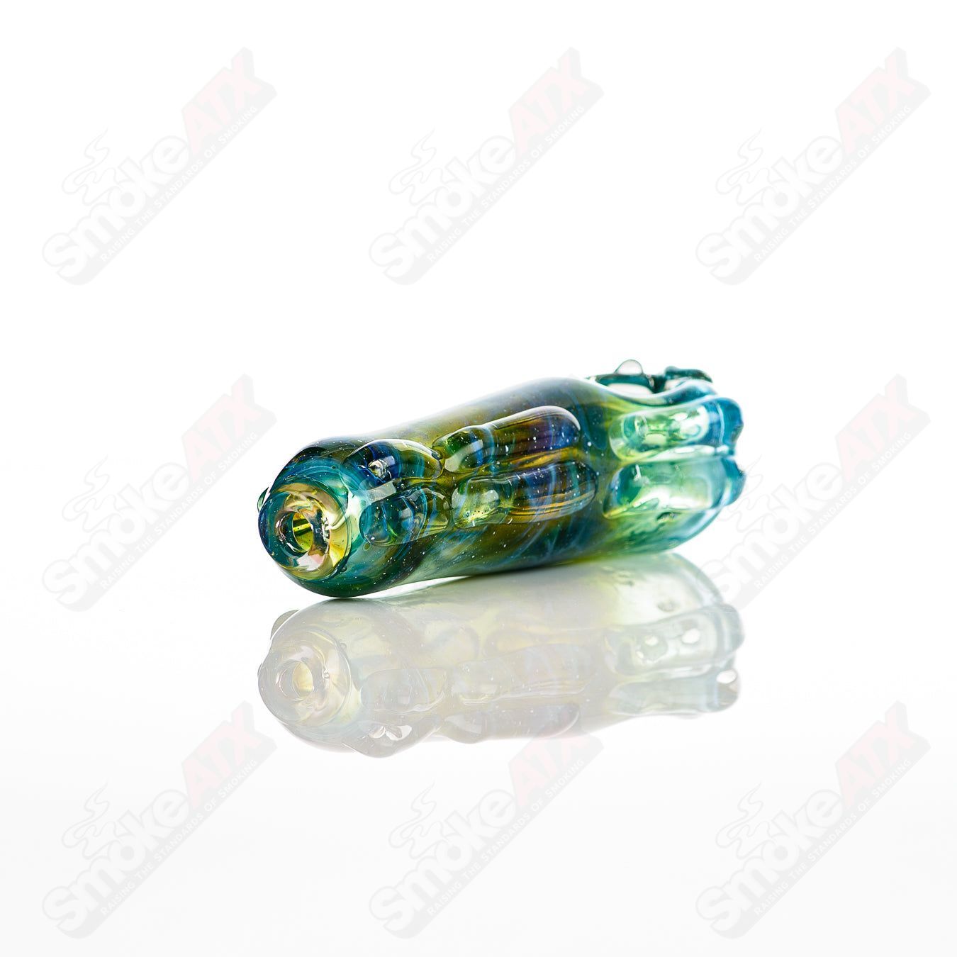 Glass pipe called the #21 Spoon Glass by Nobody, featuring clear glass with a rounded bowl and smooth, ergonomic design.