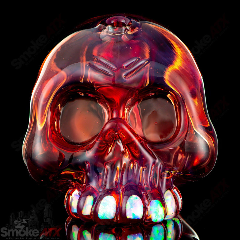 10mm Crushed Opal Skull Shredder Carsten Carlile - Smoke ATX