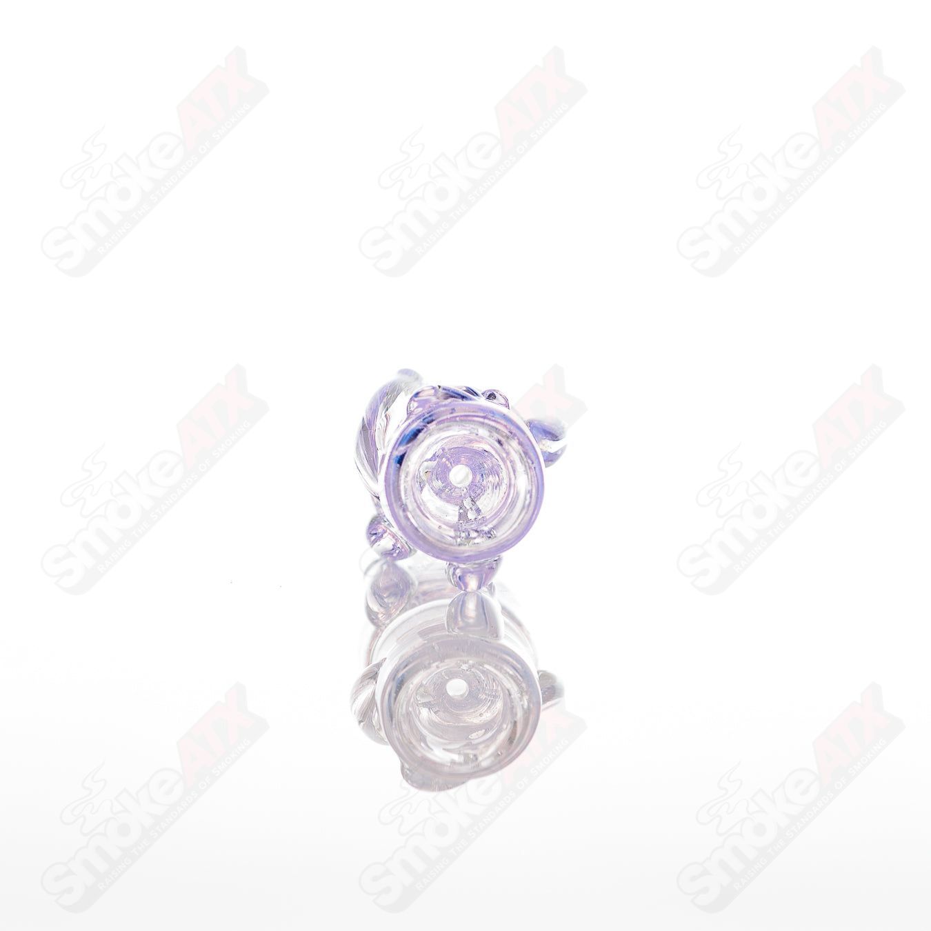 Large glass chillum by Nobody featuring a clear design and smooth finish, perfect for casual use.