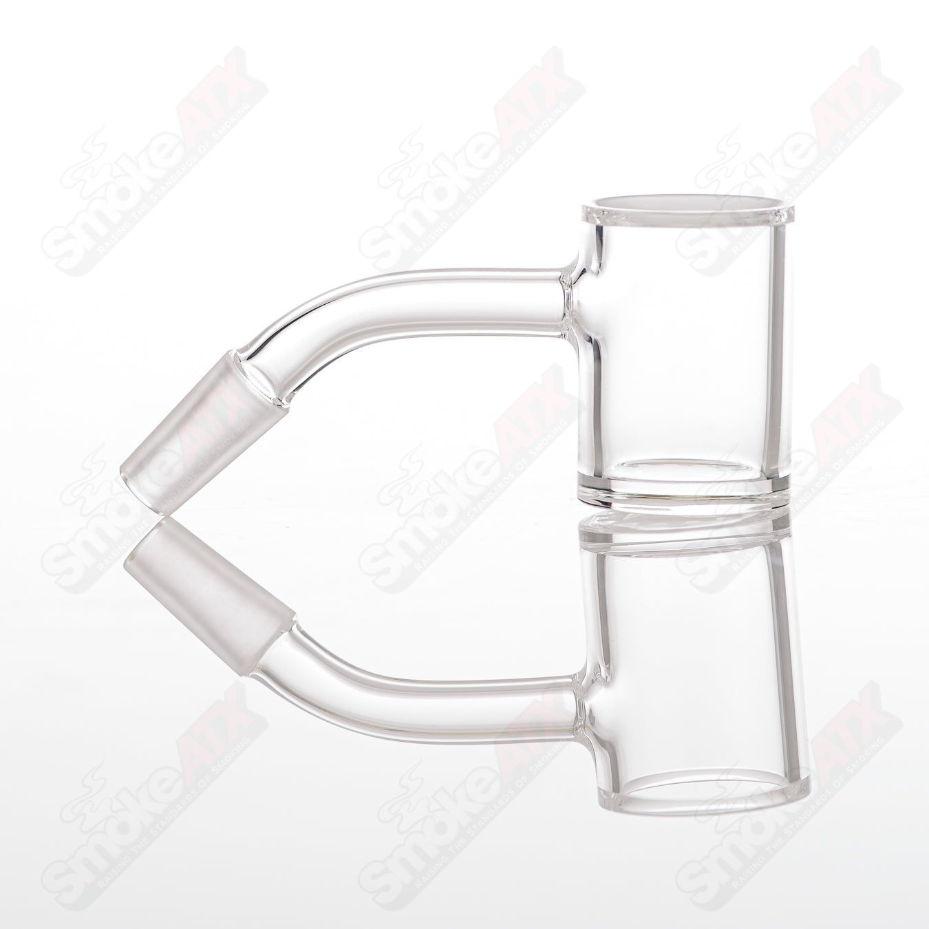 25mm 10/45 Quartz Grail Toro glass with clear, durable quartz construction and sleek design for smooth dabbing.
