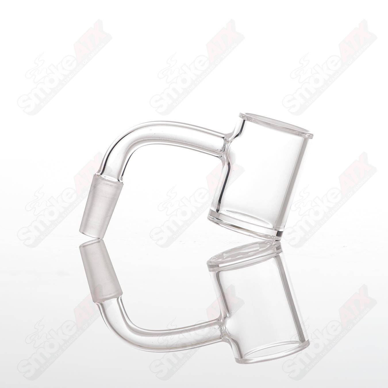 Toro 25mm 10/90 quartz grail glass accessory, clear glass with a smooth, rounded shape for smoking or dabbing use.