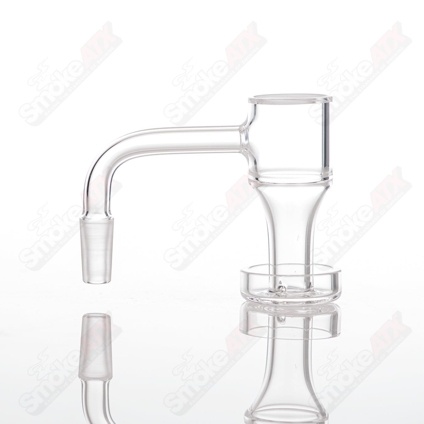Toro Vortex Quartz Grail Toro Glass, 25mm 10/90 glass accessory with vortex design and high-quality quartz material.
