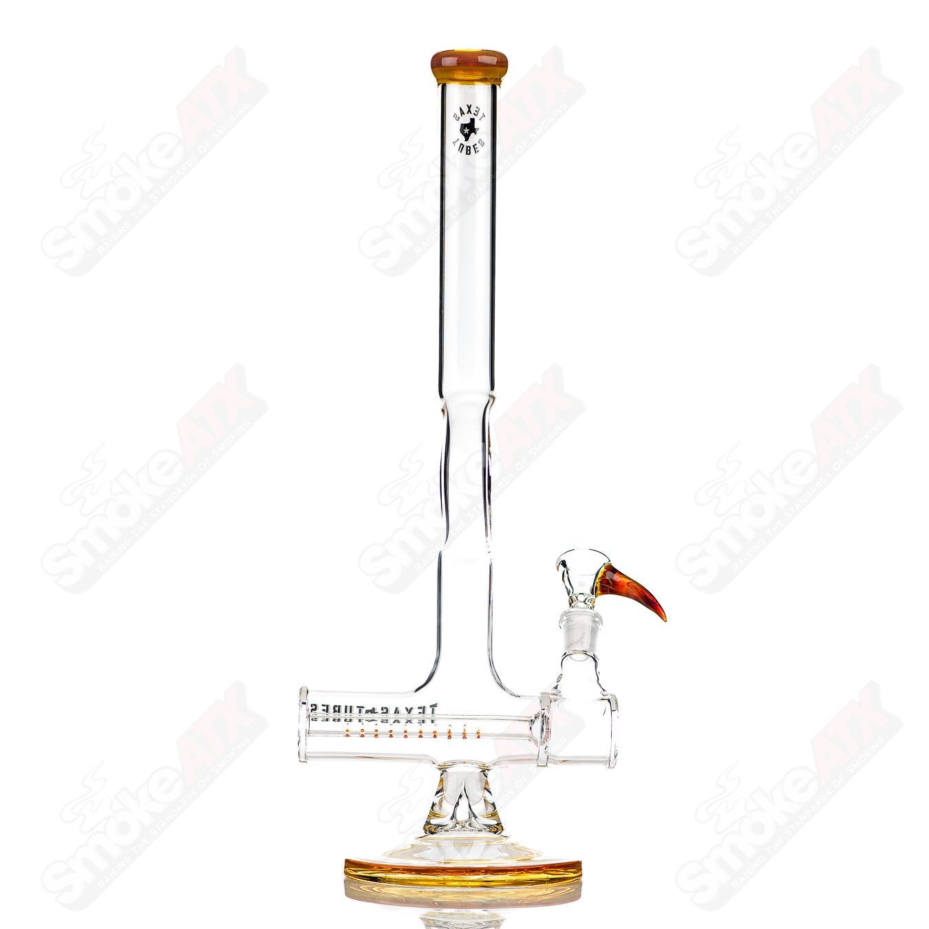 Colorful 16-inch Texas Tubes glass inline straight tubes, 50x5mm diameter, by Texas Tubes, designed for vibrant glass art.