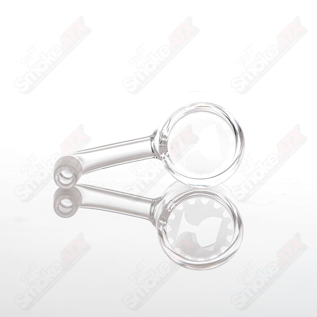 Toro 30mm 10/90 Quartz Grail Glass for smoking, featuring a clear quartz construction with a sleek grail shape.