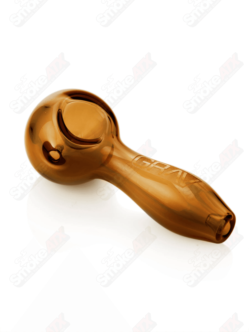 4in Amber Classic Spoon Grav Labs - Smoke ATX