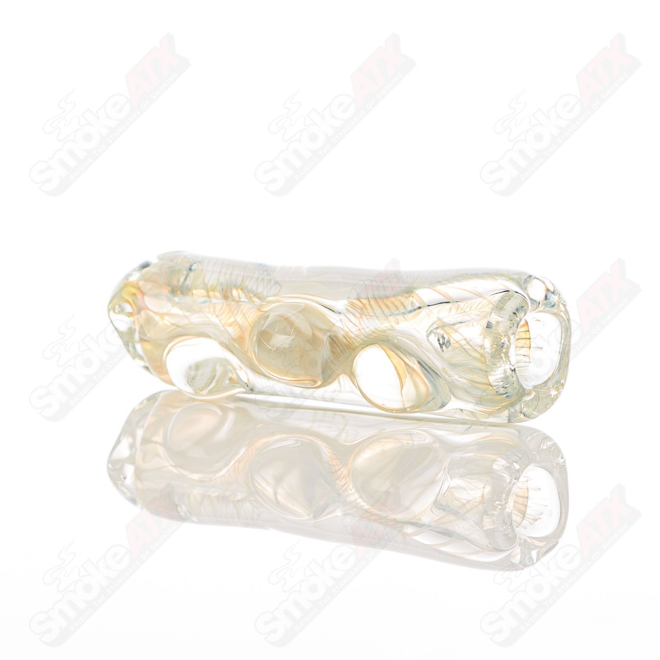 Texas Hot Glass 37 Taster Texas Hot Glass chillum glass pipe with colorful design and compact shape for easy use.