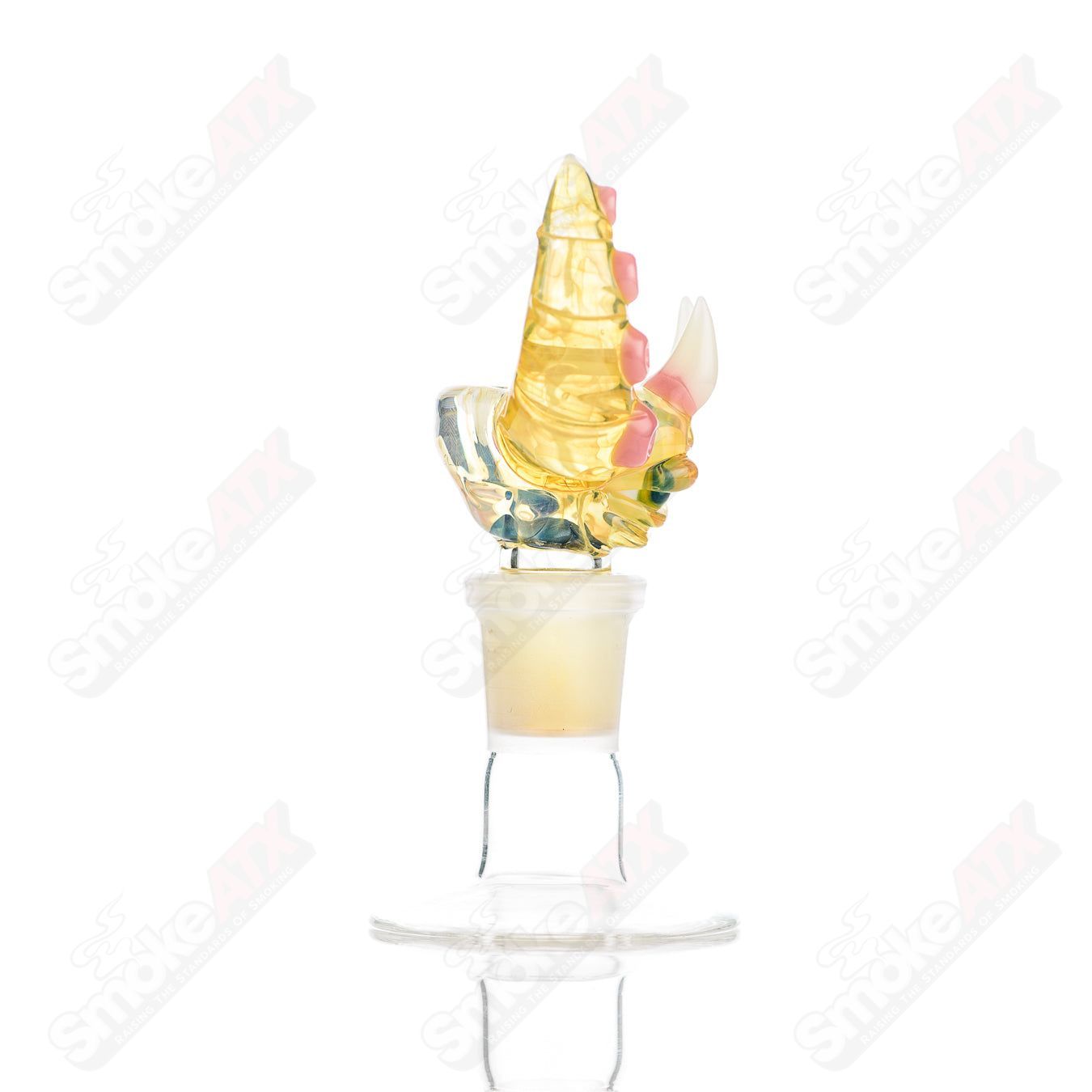 Salt Glass 19mm 3-hole slide bowl for SPG x SALT heady glass pieces, featuring a durable design and precise fit.