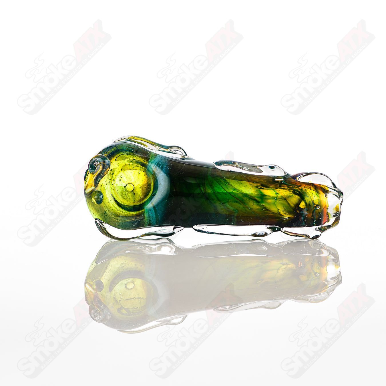 Glass pipe called the #48 Spoon Glass by Nobody, featuring a clear glass design with a rounded bowl and smooth mouthpiece.