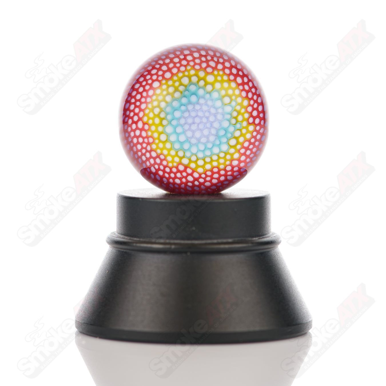 Smoke ATX 4-piece Slurper Set Dosa Glass, colorful hand-blown heady glass with unique slurper design and intricate details.