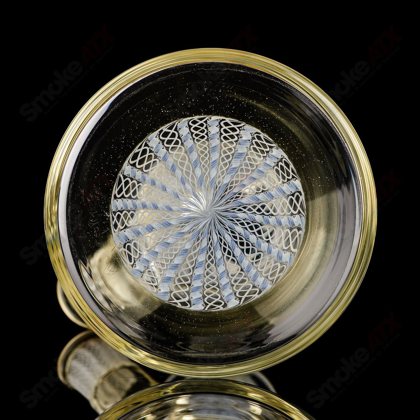 Clear glass beaker from Steven Pierce Glass x Harold Cooney, designed by SPG, showcasing a sleek, cylindrical shape with a wide opening.
