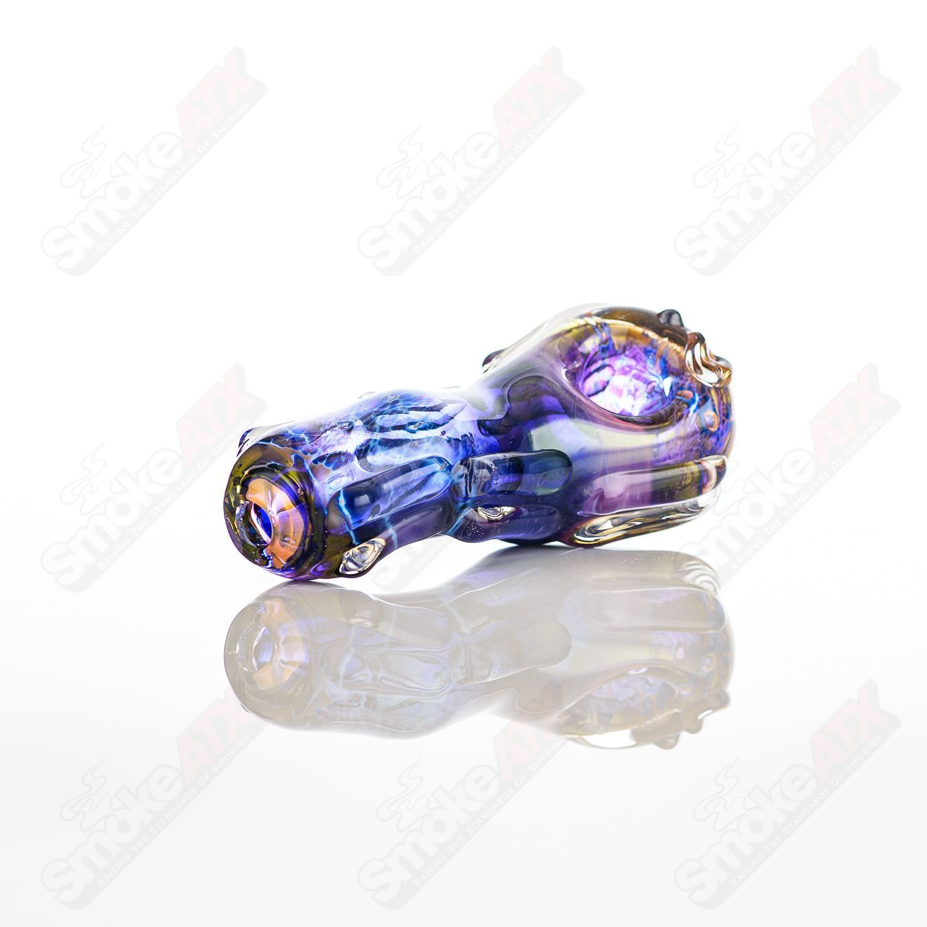 Glass pipe called the #60 Spoon Glass by Nobody, featuring a clear design with a rounded bowl and straight stem for easy use.