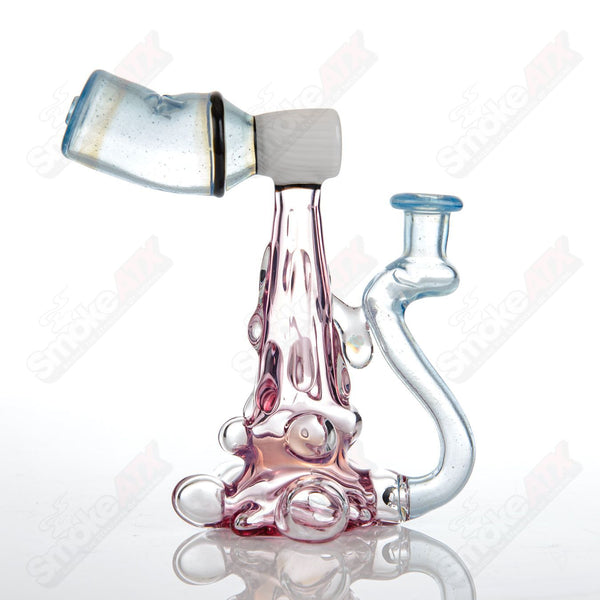 Wet Spray Can Rig King Leo Glass - Smoke ATX