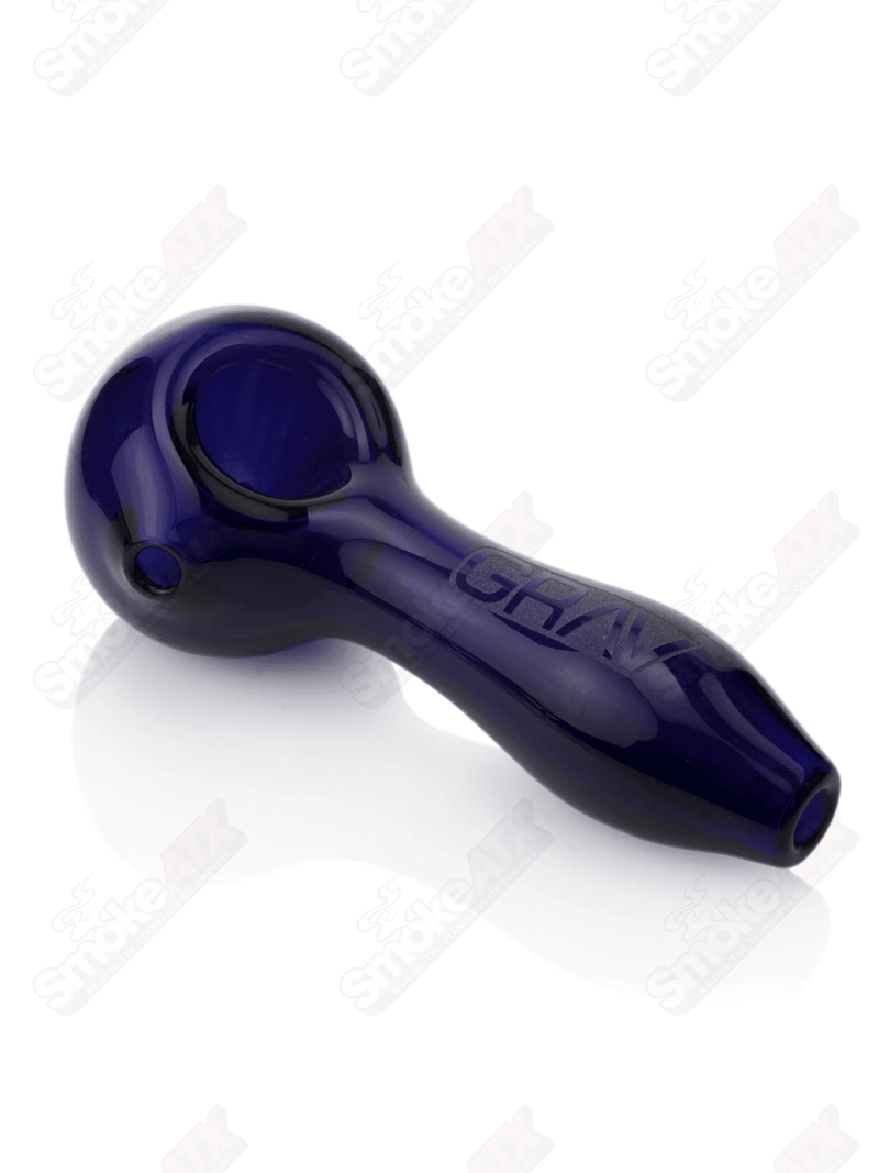 4in Blue Classic Spoon Grav Labs - Smoke ATX