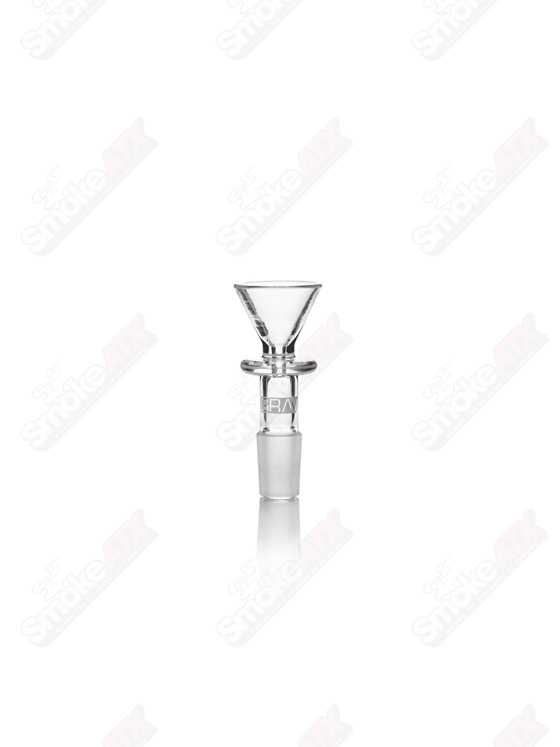 14mm Funnel Grav Bowl - Smoke ATX