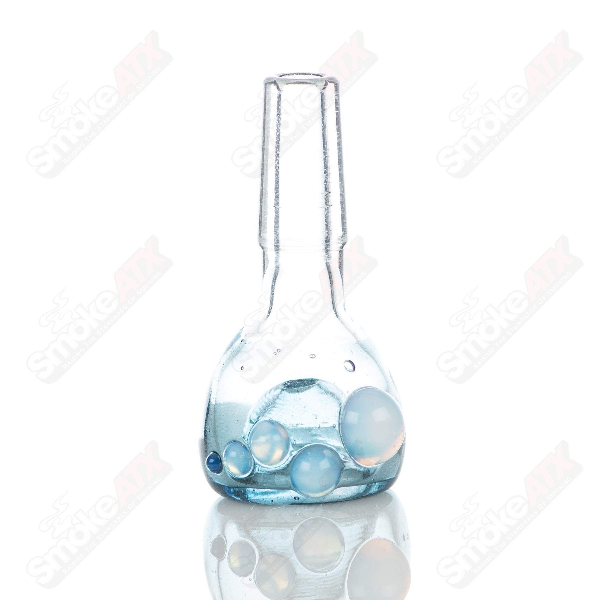 Colorful 10mm Dustorm Glass push slide bowl, full color design, made of durable glass for smoking accessories.