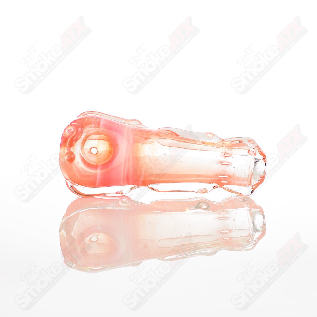 Glass pipe called #7 Spoon Glass by Nobody, featuring a clear glass design with a rounded bowl and smooth mouthpiece.