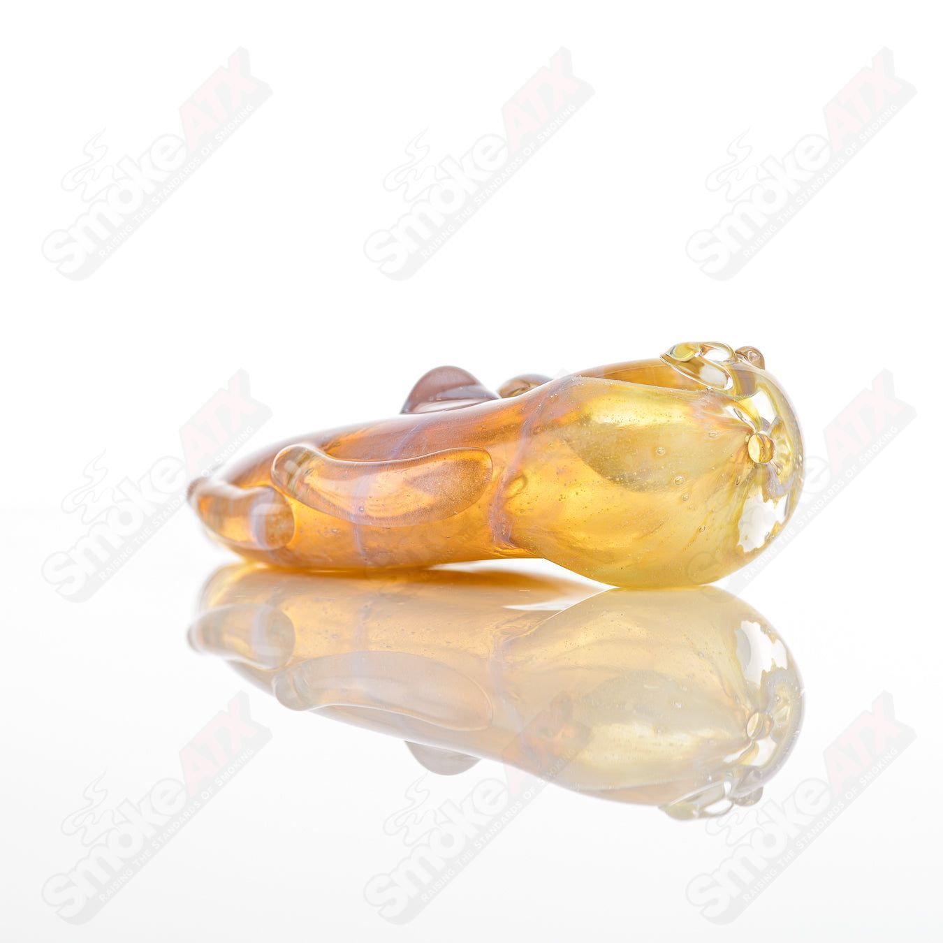 Glass pipe titled "Goddess" by Nobody, featuring intricate glass craftsmanship with a goddess design, ideal for smoking purposes.