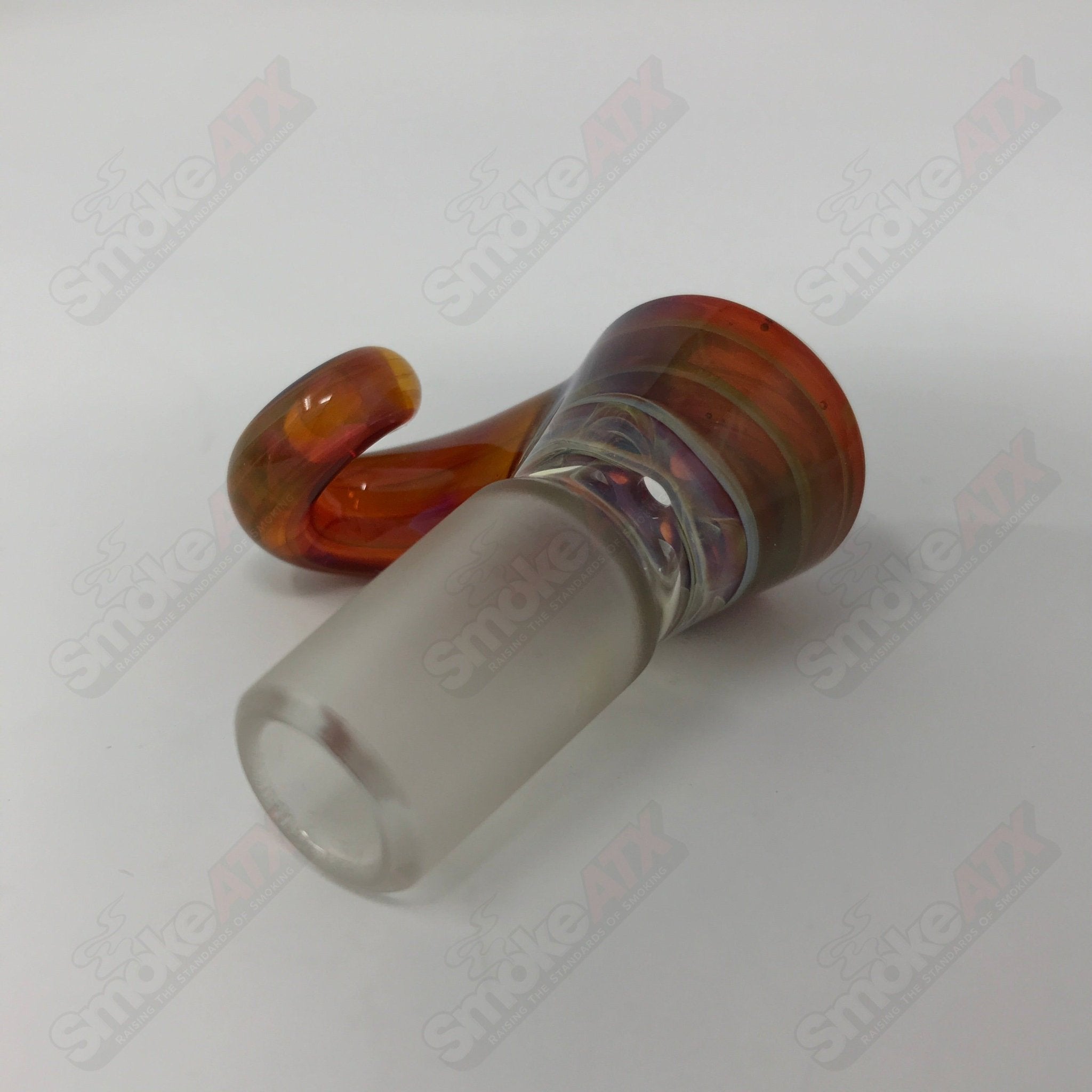 Amber Purple 18mm Full Accent Slide Black T Glass 3 - Smoke ATX