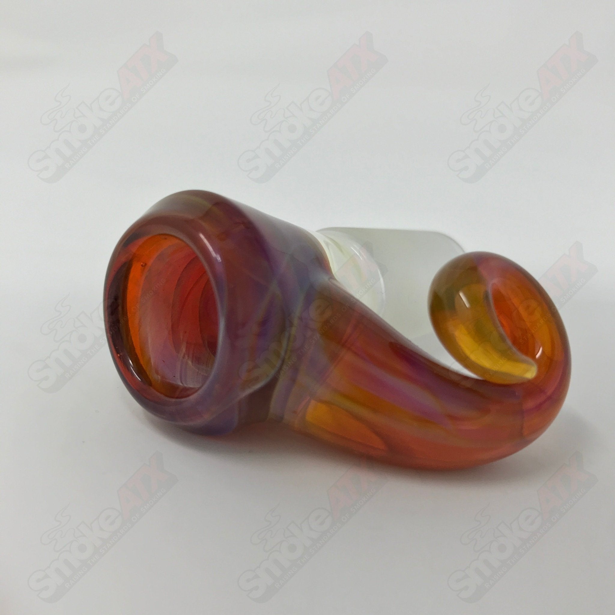 Amber Purple 18mm Full Accent Slide Black T Glass 3 - Smoke ATX