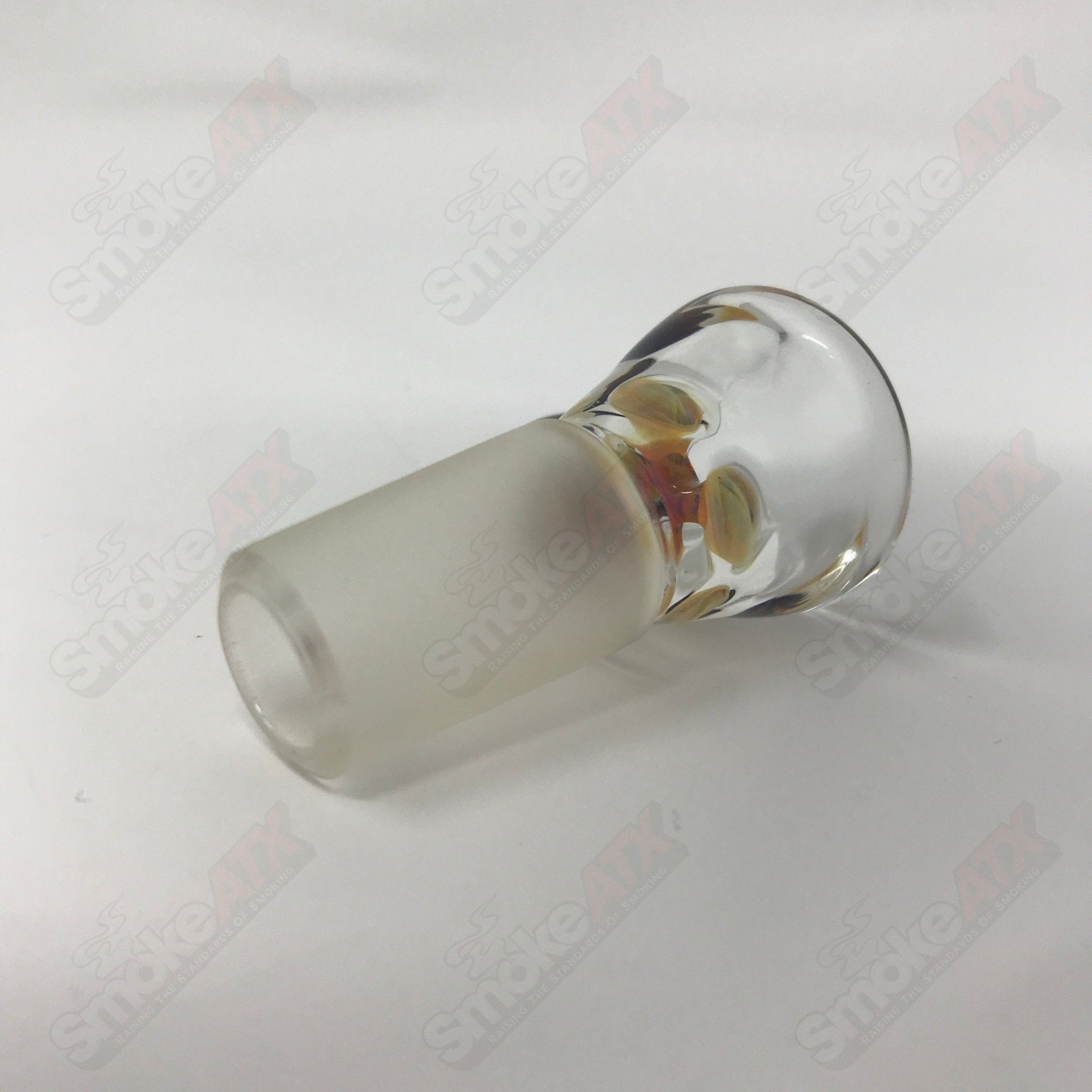 Amber Purple Black T Glass 18mm Partial Accent Slide - Smoke ATX