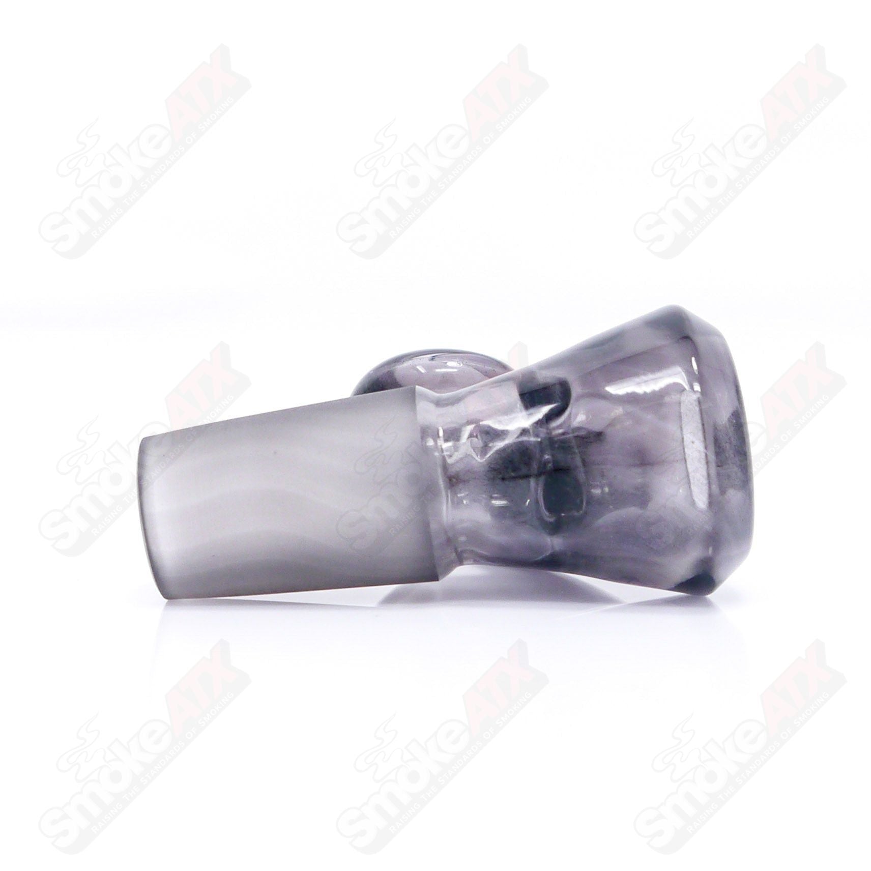 Black Ice UV Black T Glass 18mm Fully Worked Slide 2 - Smoke ATX