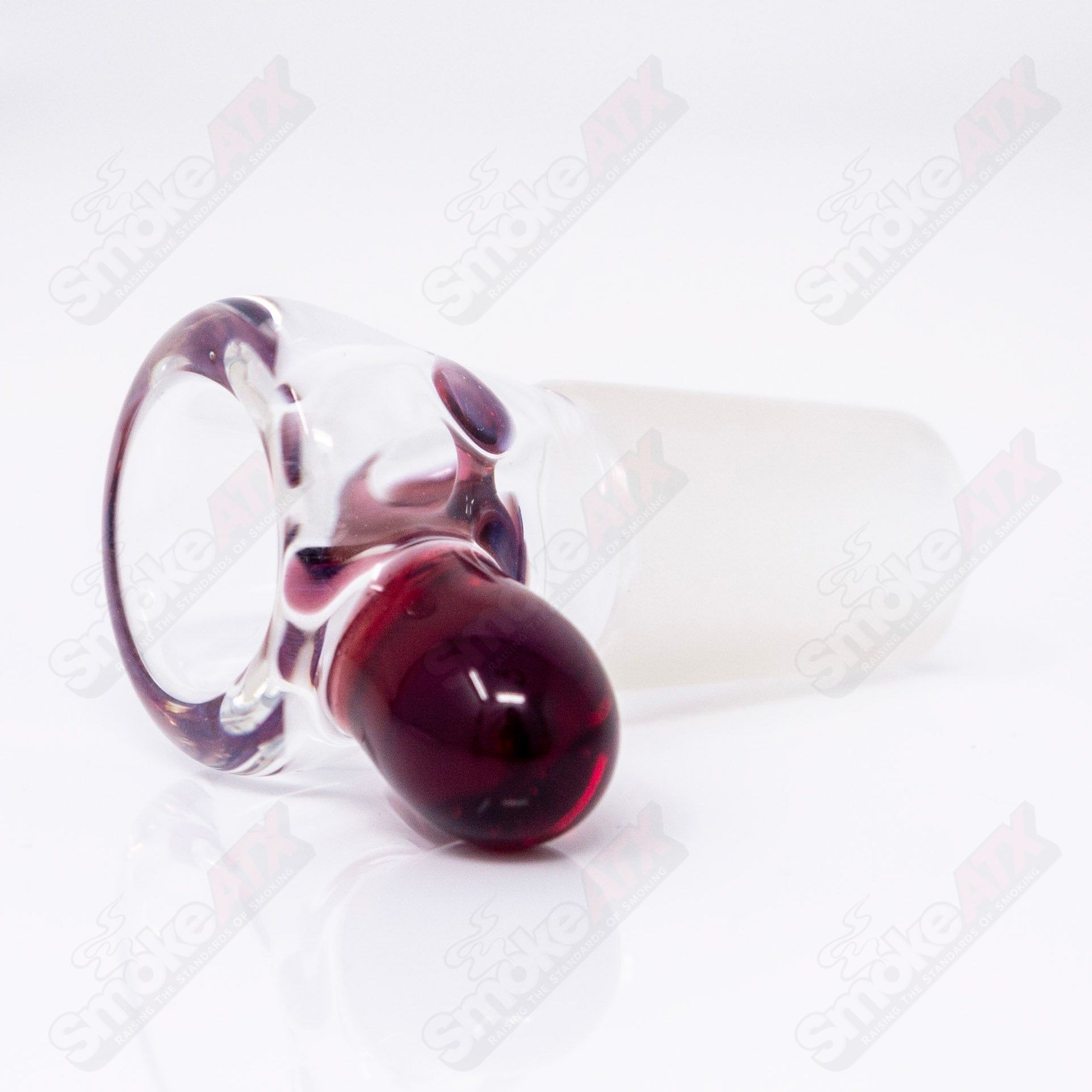 Black T Glass 18mm Partial Accent Slide 5 - Smoke ATX