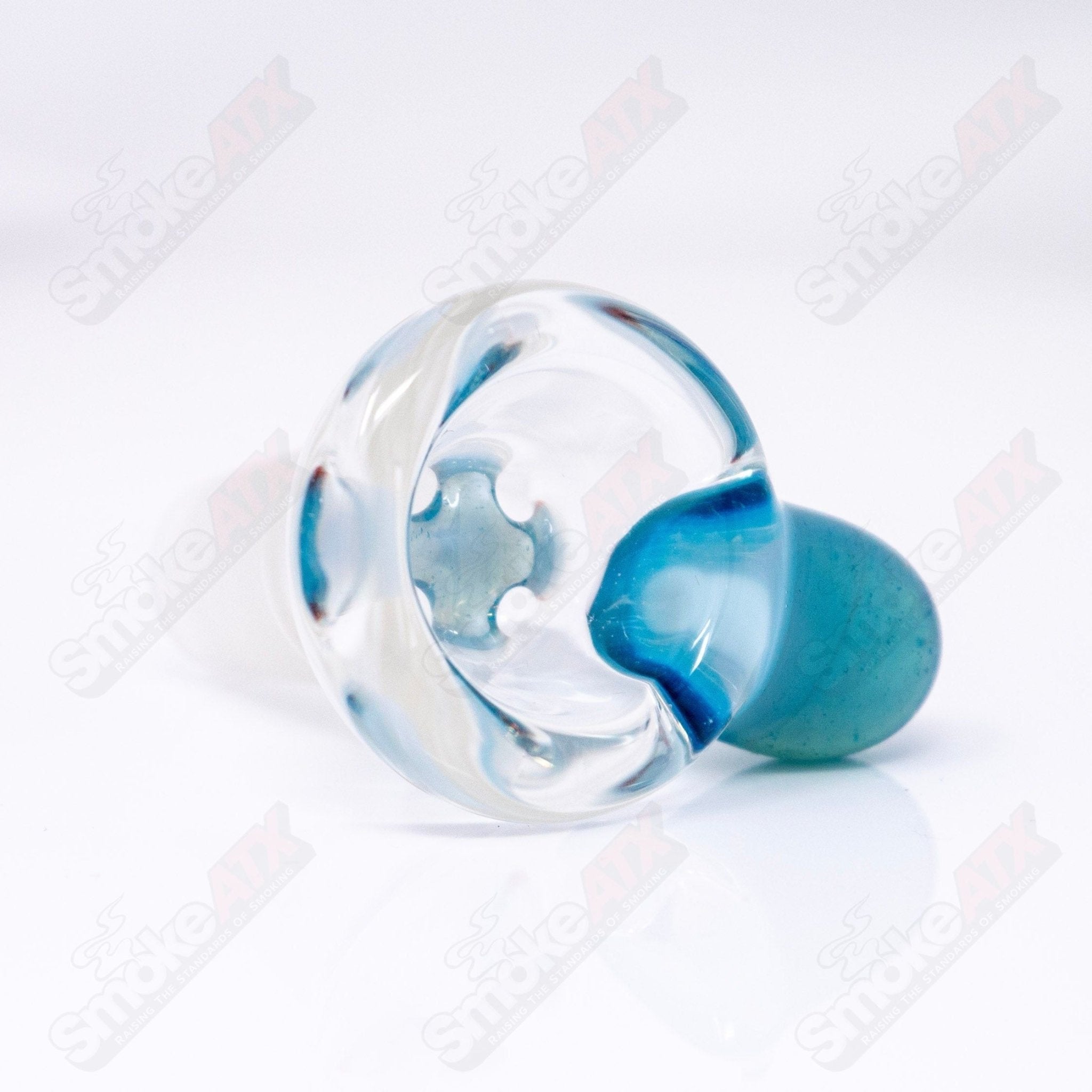 Black T Glass 18mm Partial Accent Slide 6 - Smoke ATX