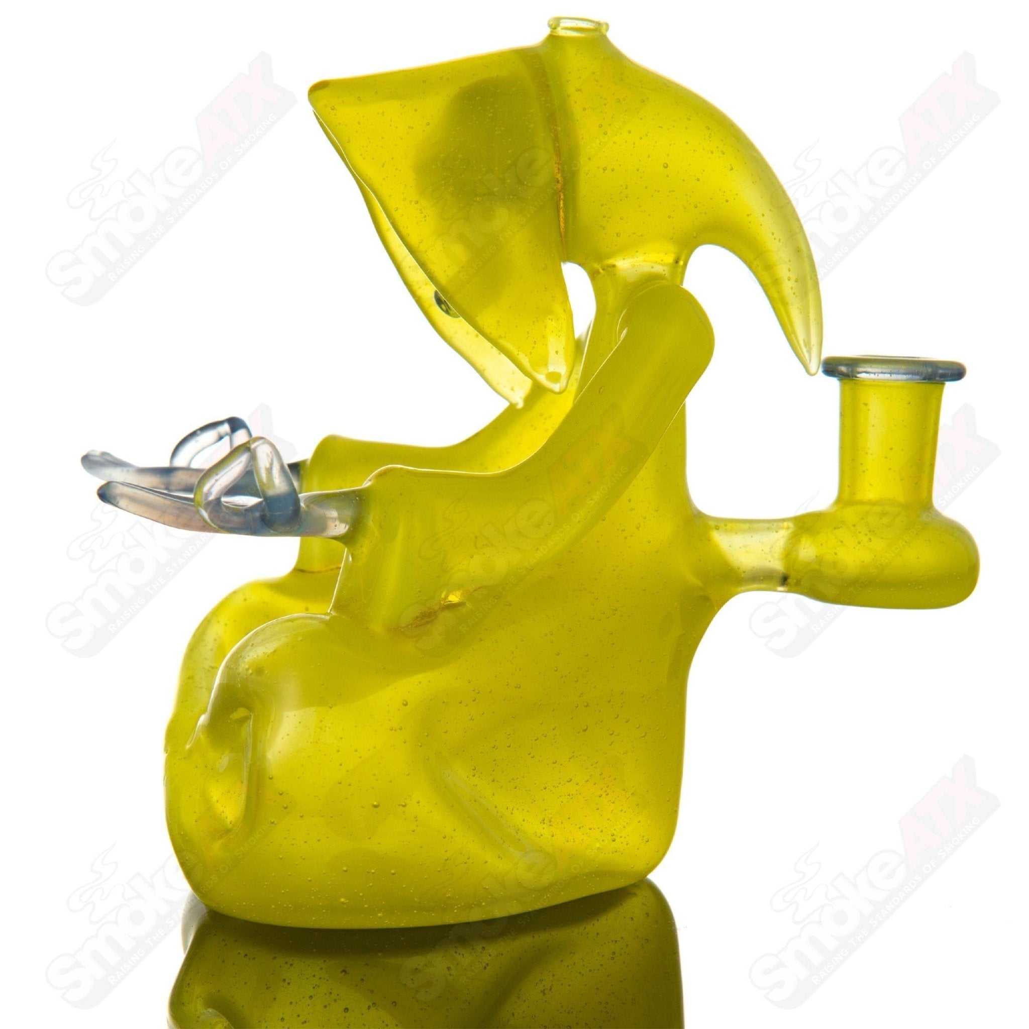 Joachim Glass CFL Meditating Reaper heady glass concentrate rig with intricate design and vibrant colors, ideal for dabbing.