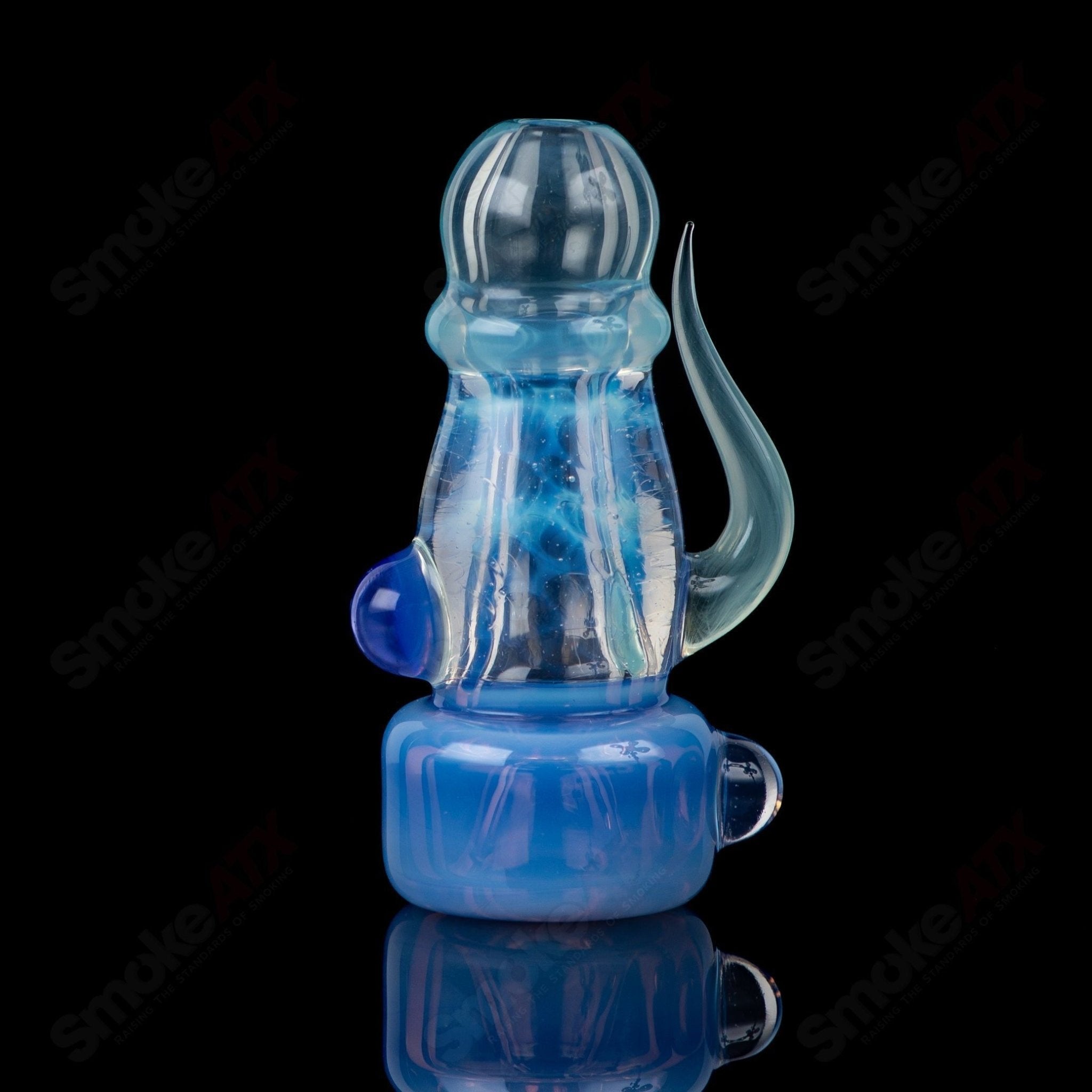 Sven Glass Sherlock chillum set featuring a clear heady glass design with a Sherlock-style pipe and accessories.